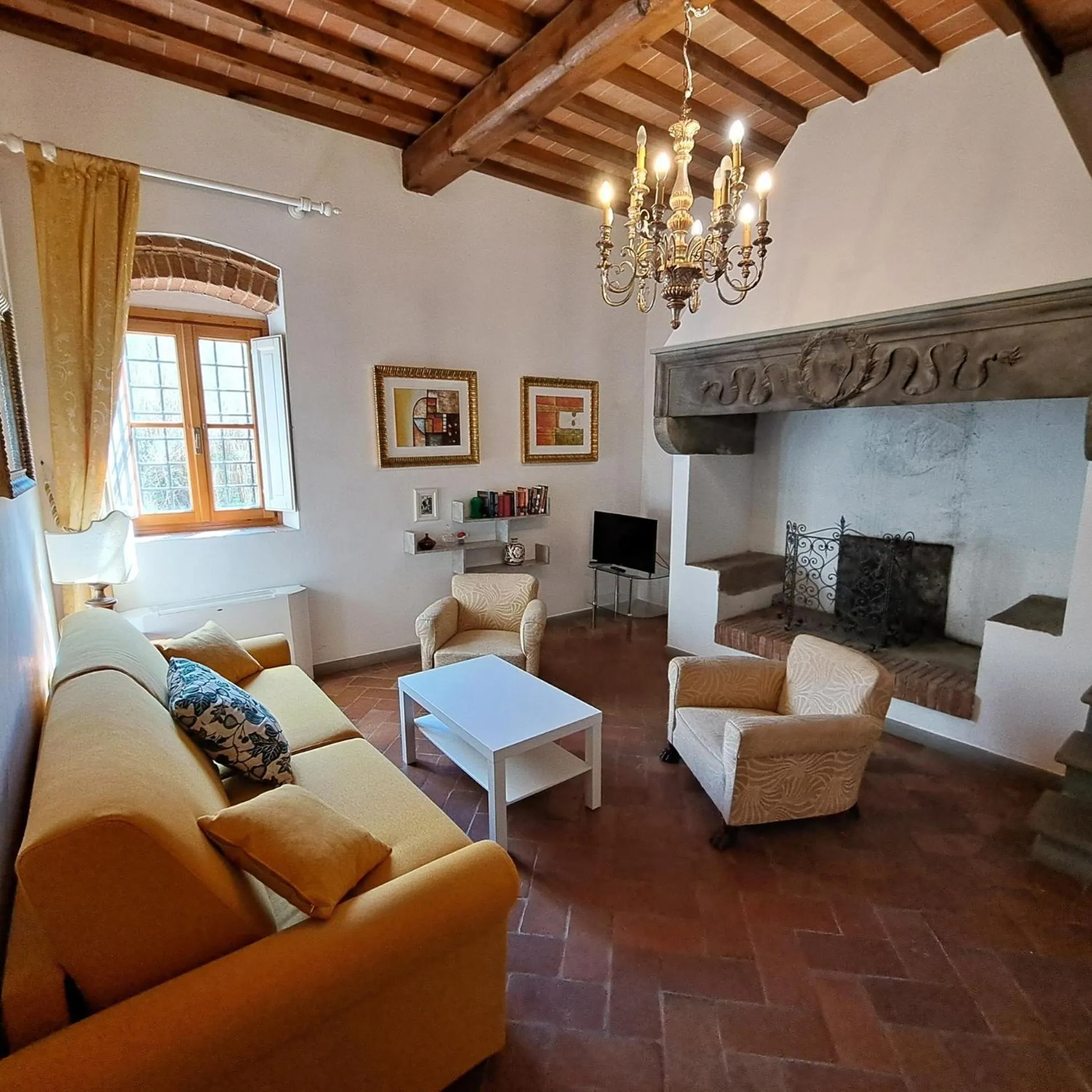 Living room in Il Frantoio delle Grazie