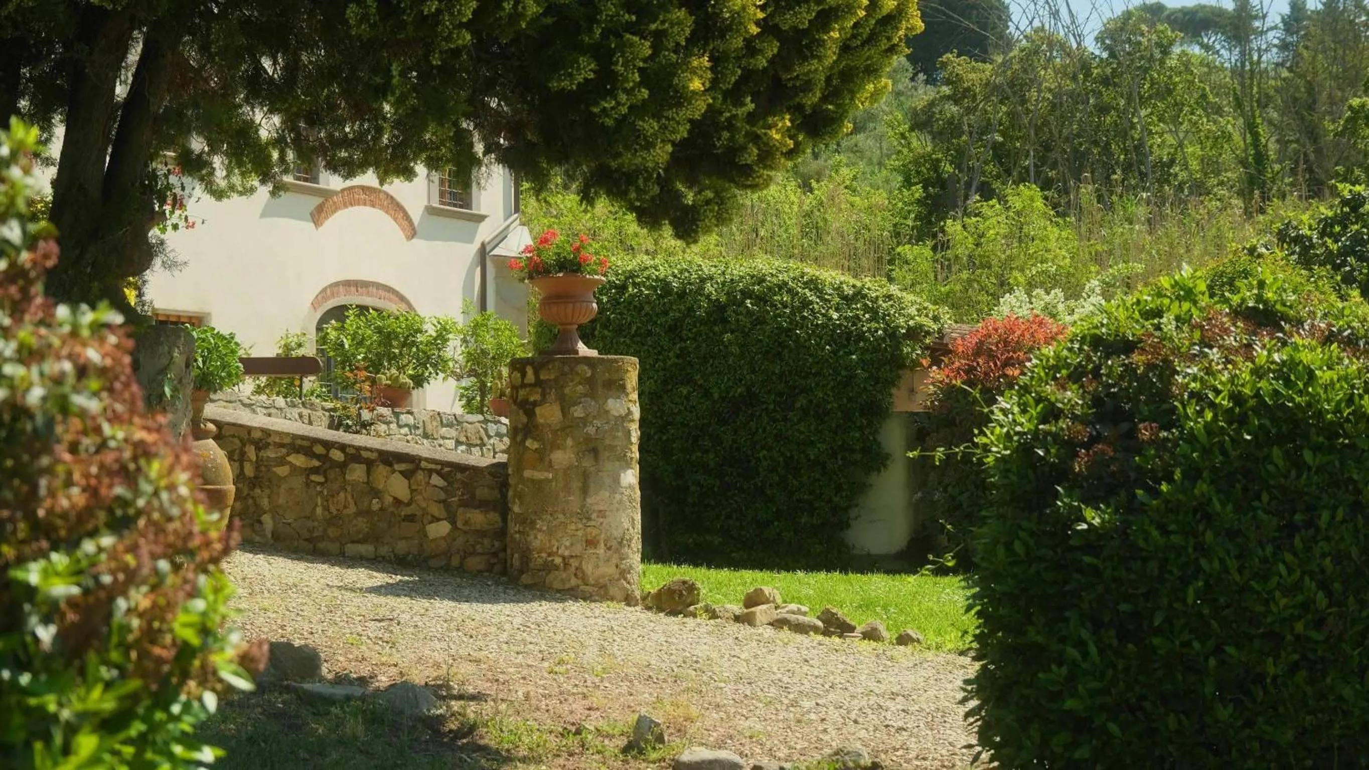 Garden view in Il Frantoio delle Grazie