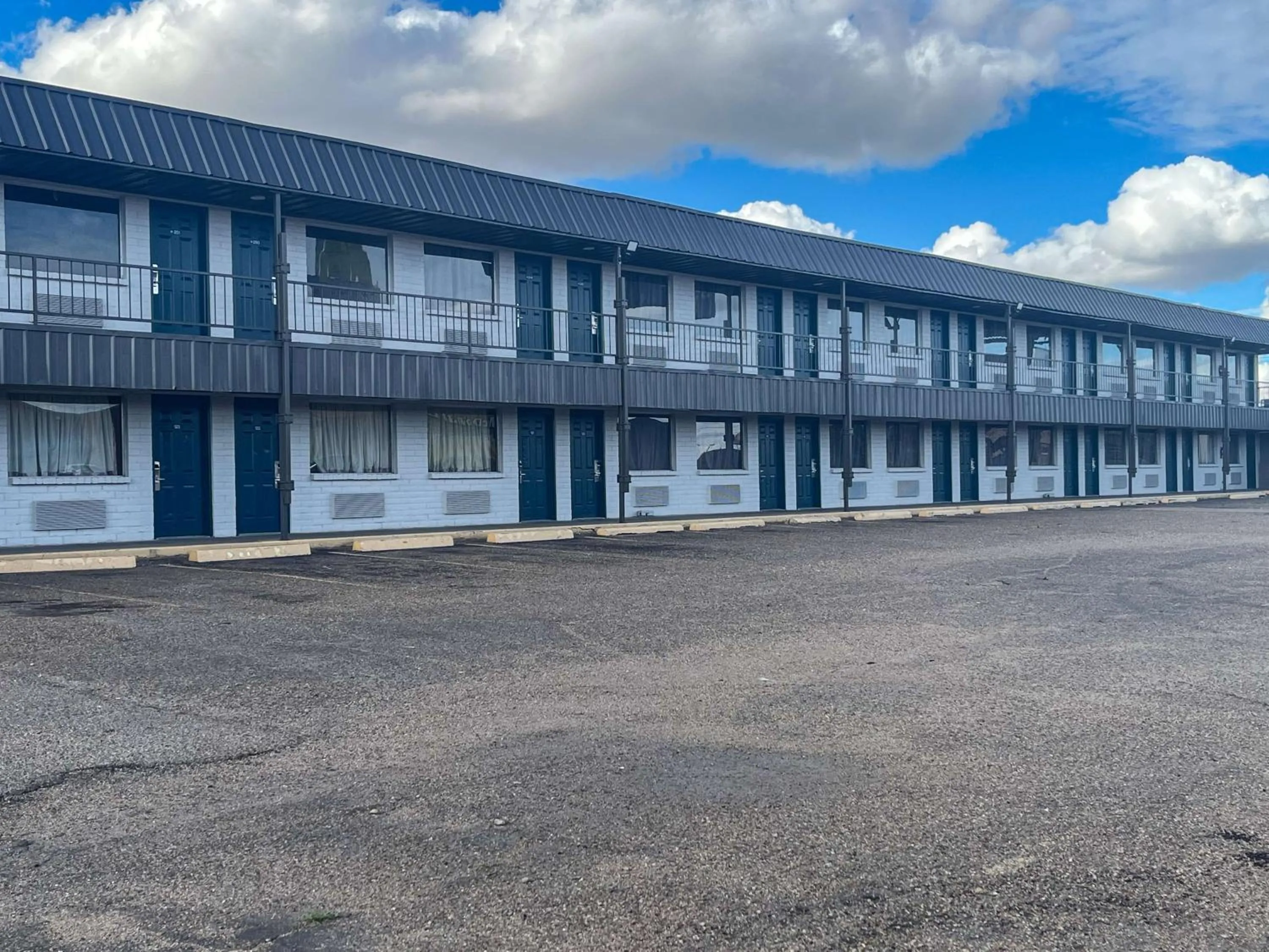 Property building in Motel 6 Borger, TX Boom Town