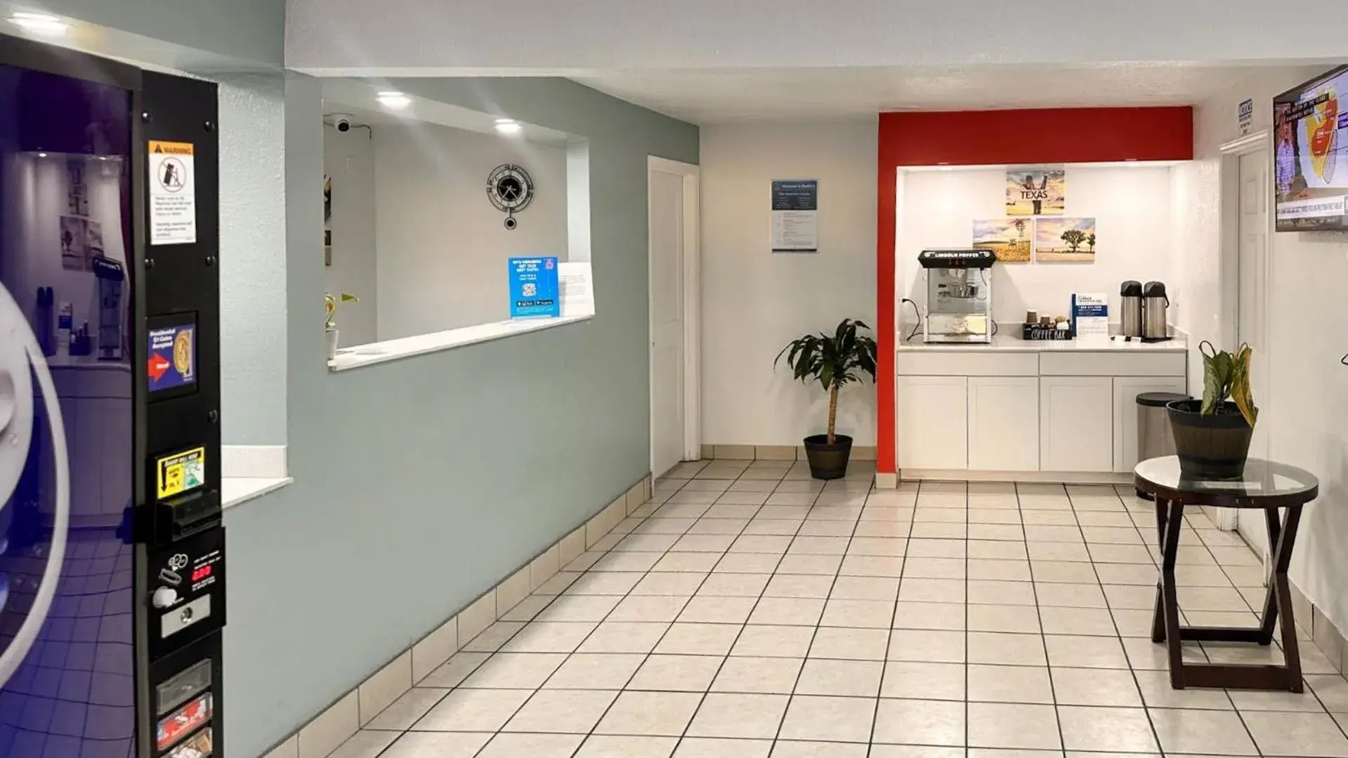 Lobby or reception in Motel 6 Borger, TX Boom Town Lobby or reception in Motel 6 Borger, TX Boom Town