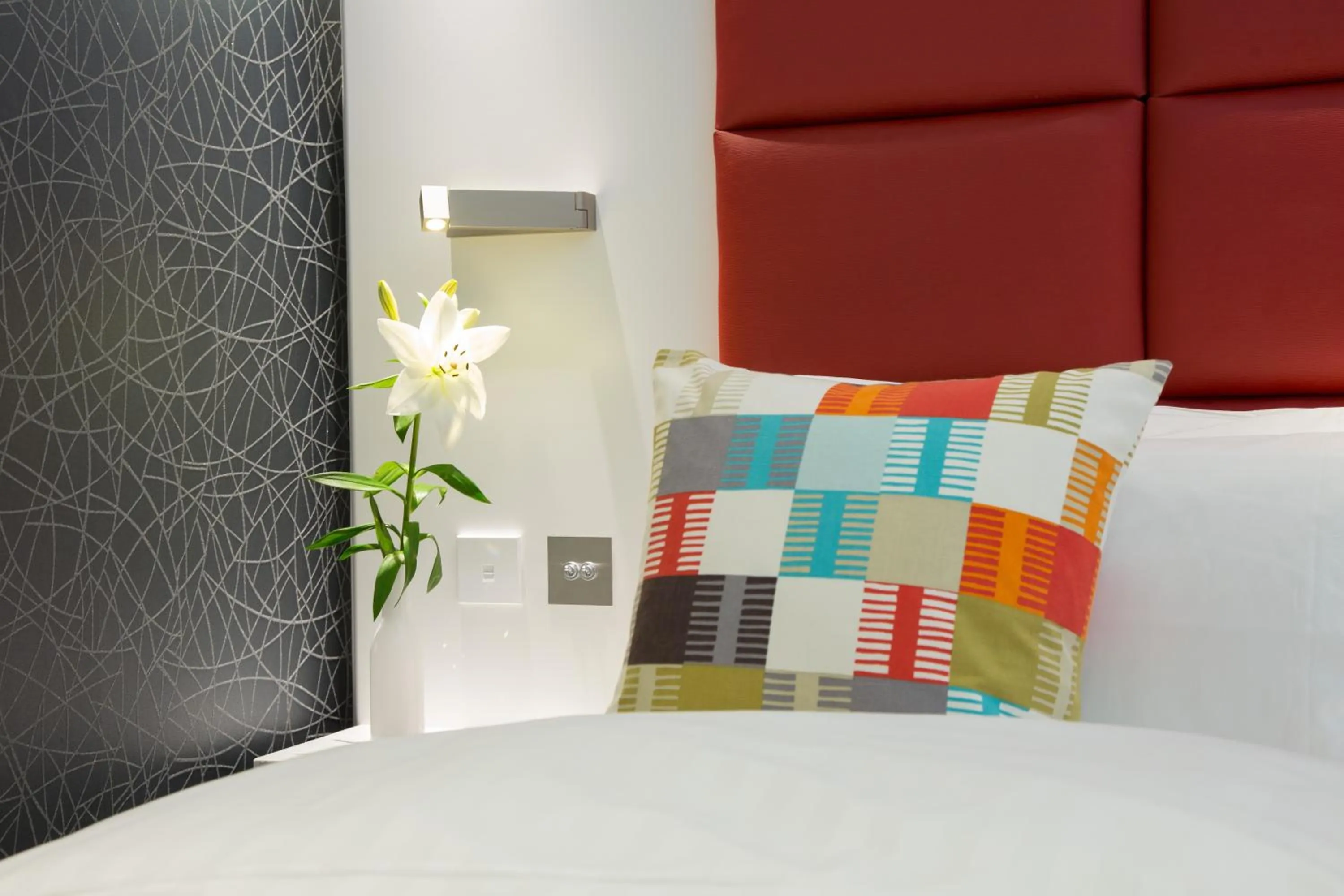 Decorative detail, Bed in Henley House Hotel