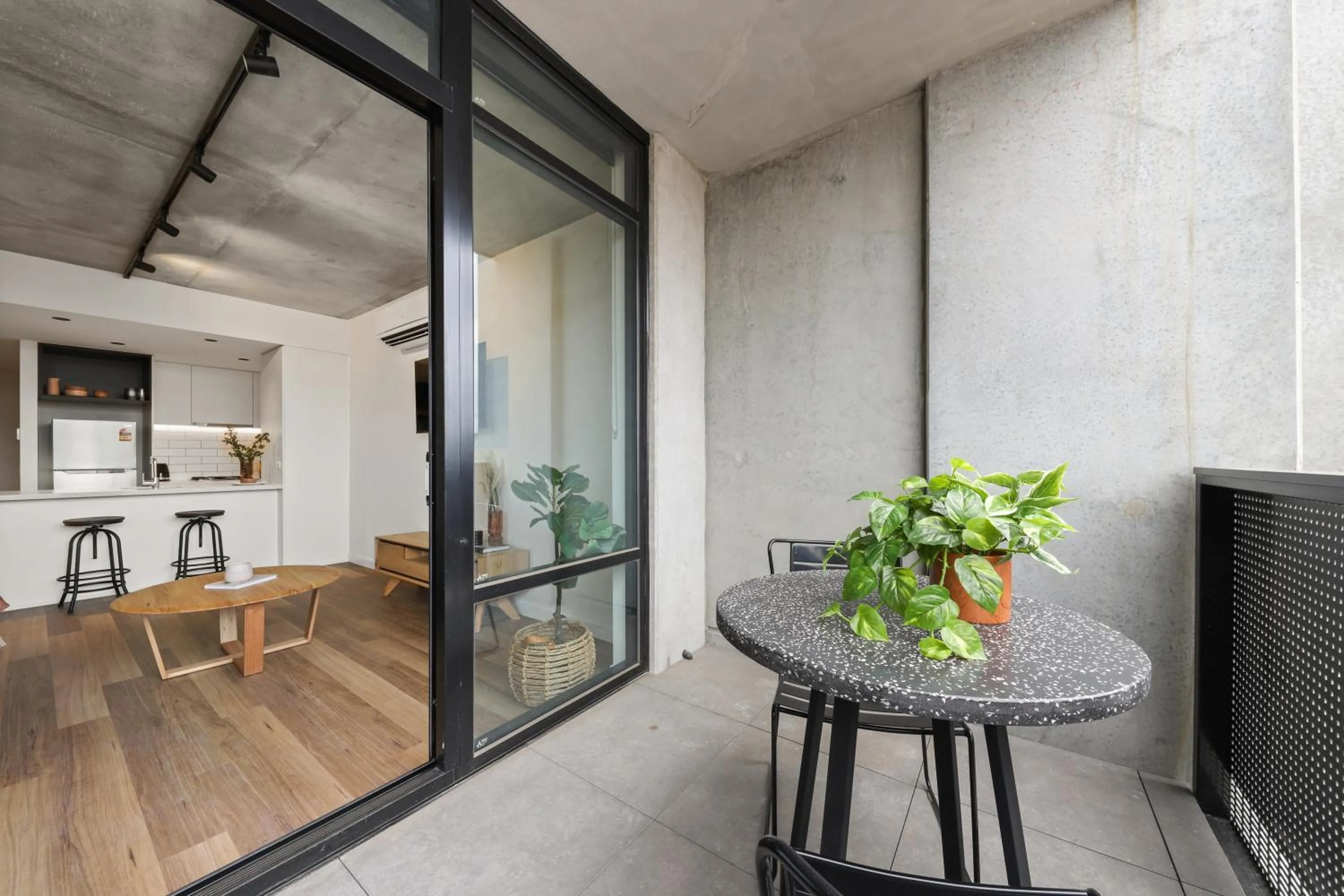 Balcony/Terrace in Rambla at Solarino House