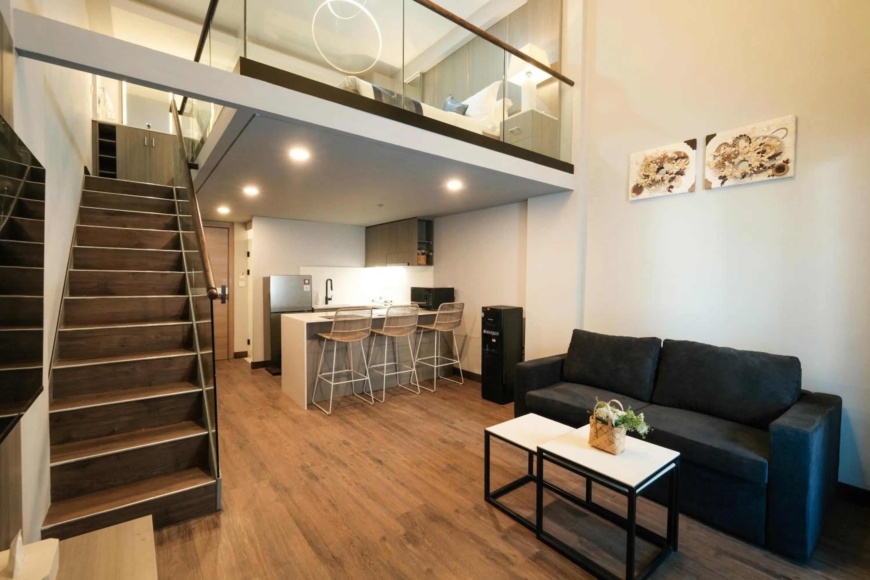 Living room in Aster Apartment Bali