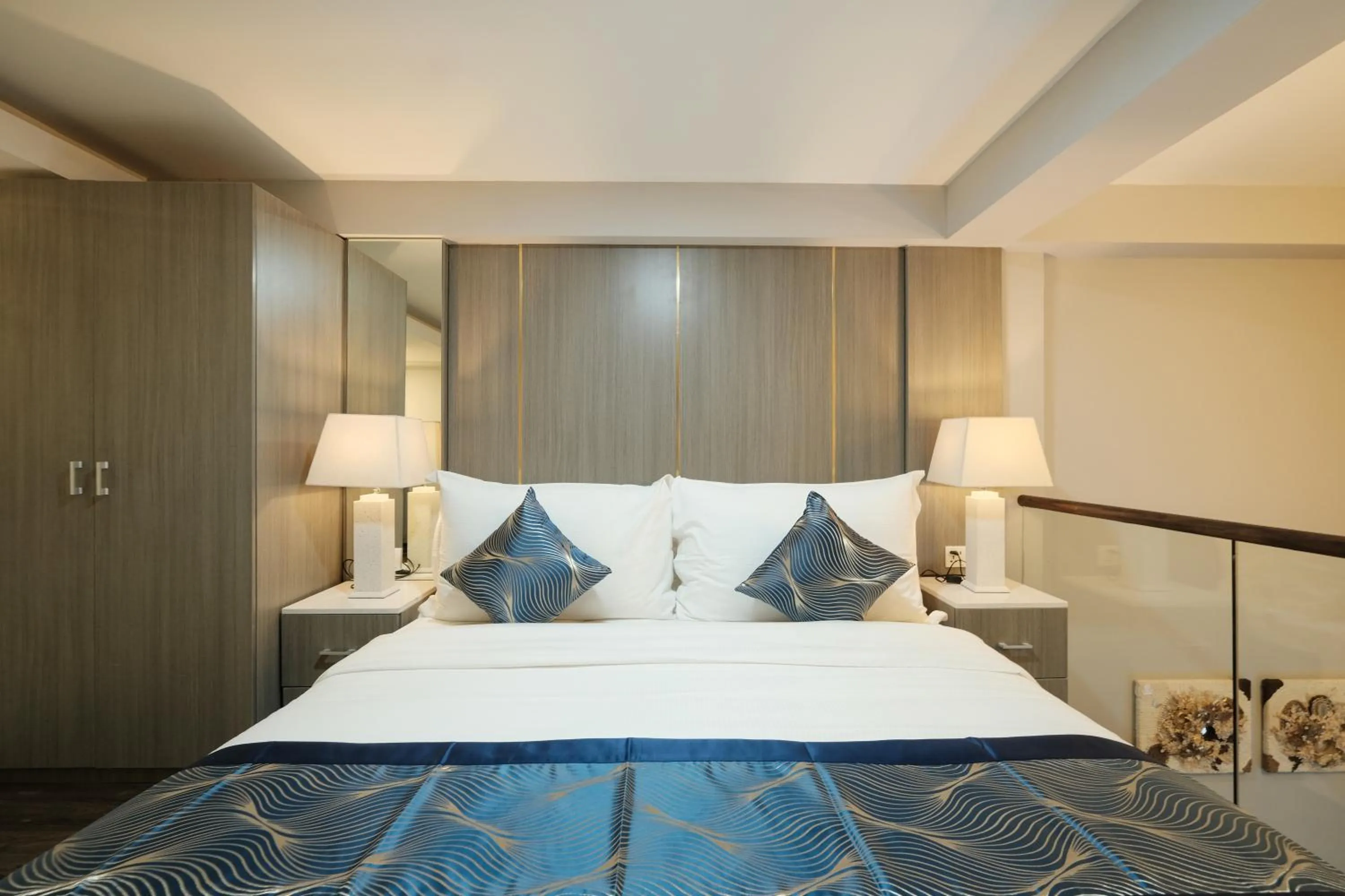 Bedroom, Bed in Aster Apartment Bali