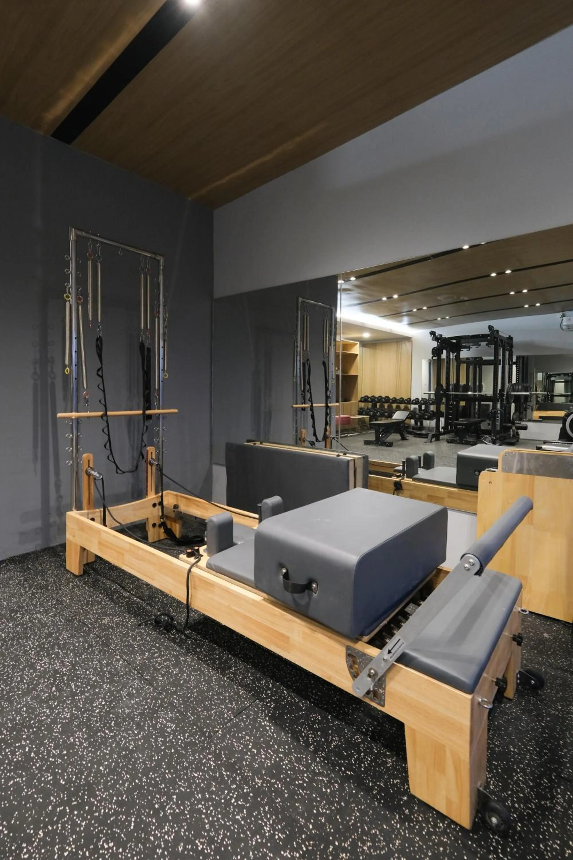 Fitness centre/facilities in Aster Apartment Bali