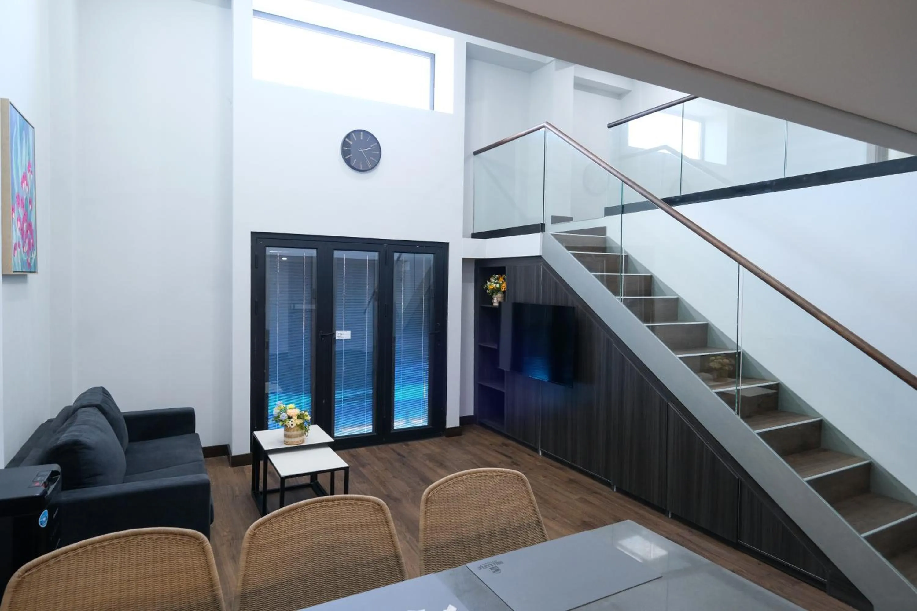 Living room in Aster Apartment Bali