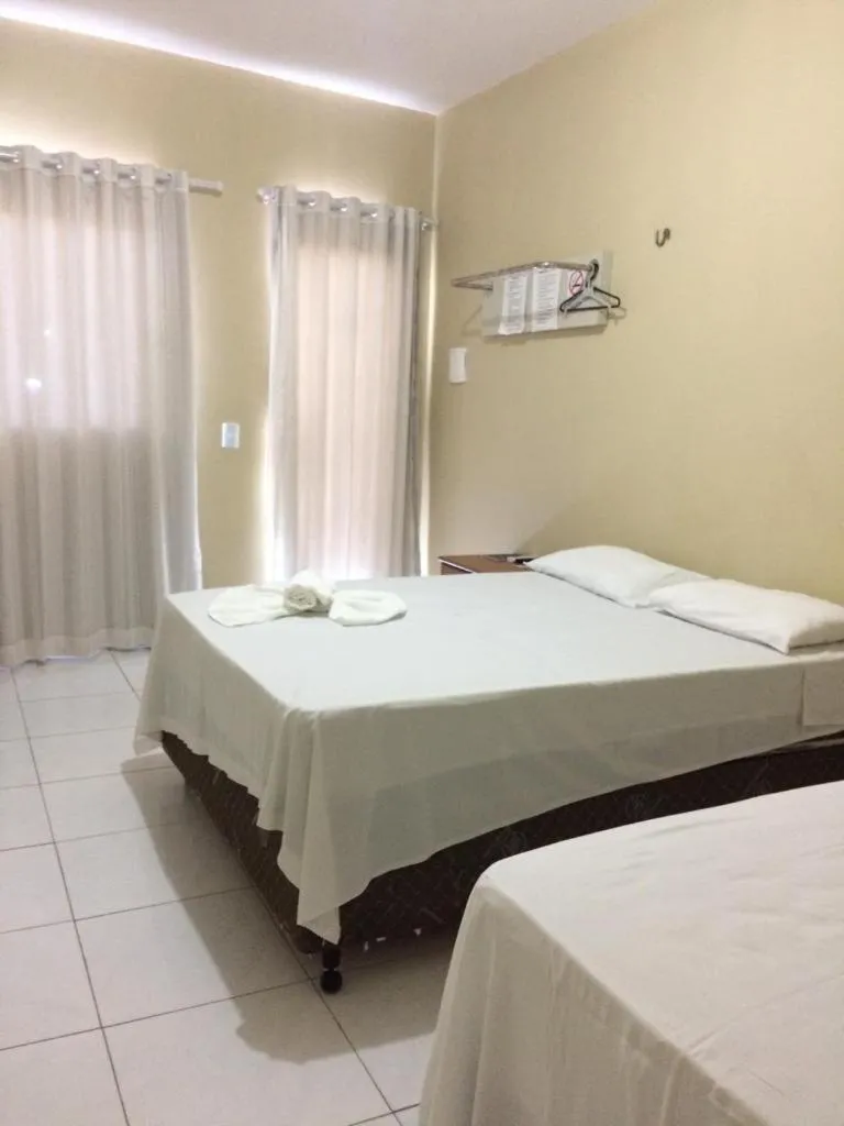 Bed in Hana Praia Hotel