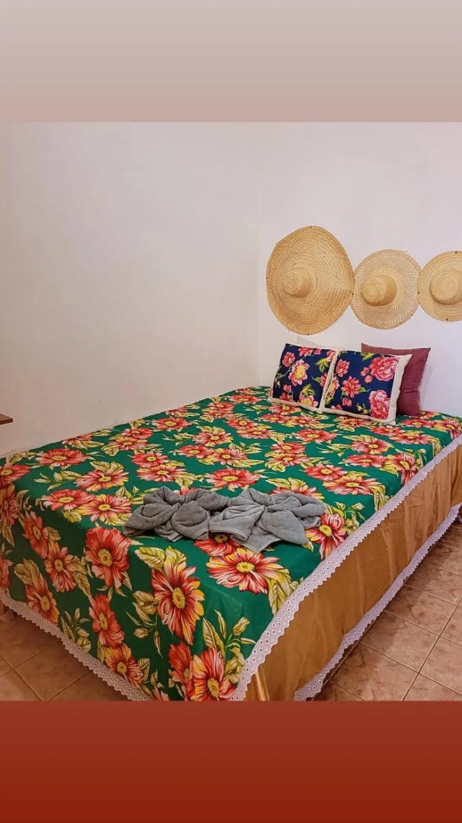 Bed in Pousada Praia do Francês