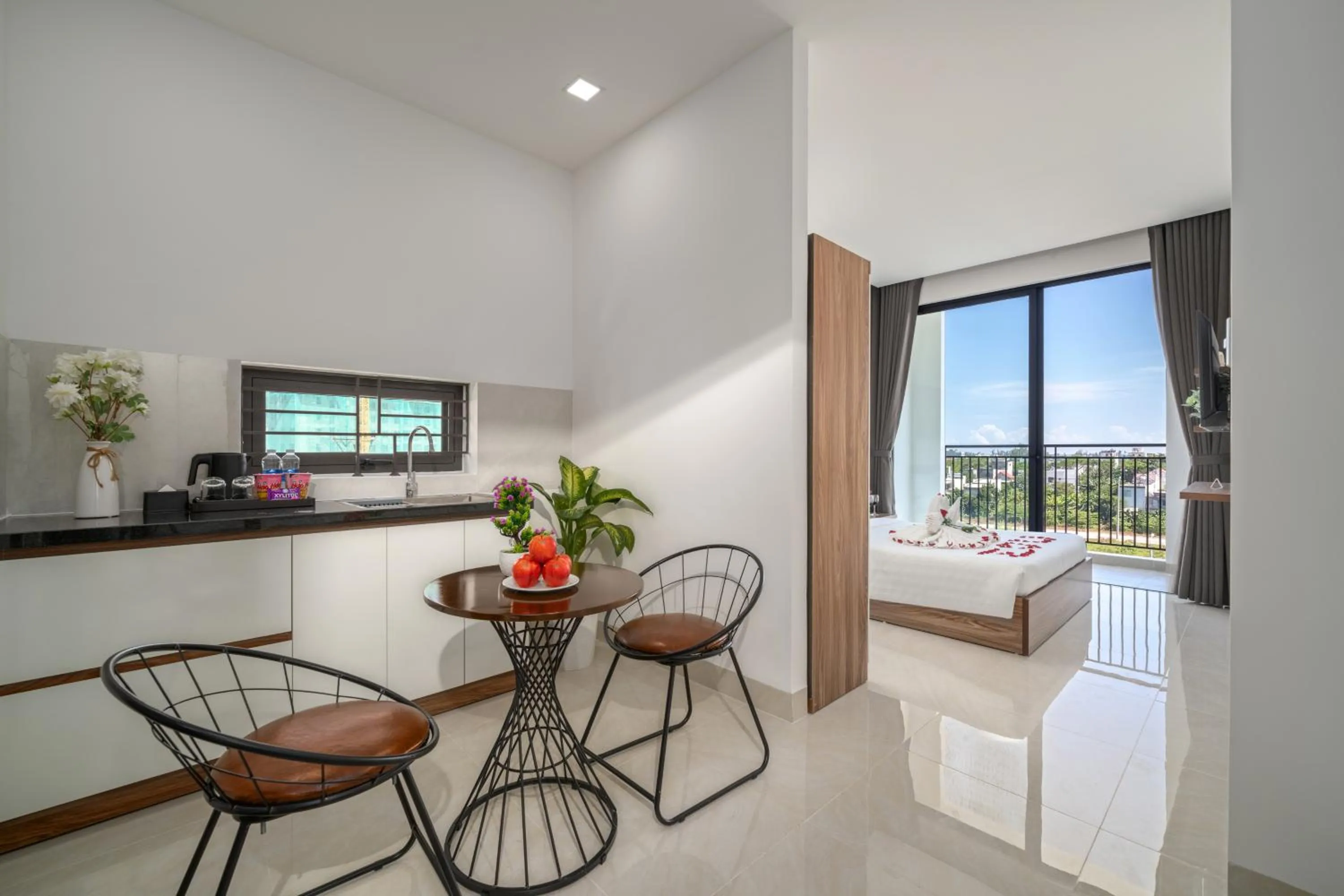 Seating area in Moskva Motel & Apartment Danang