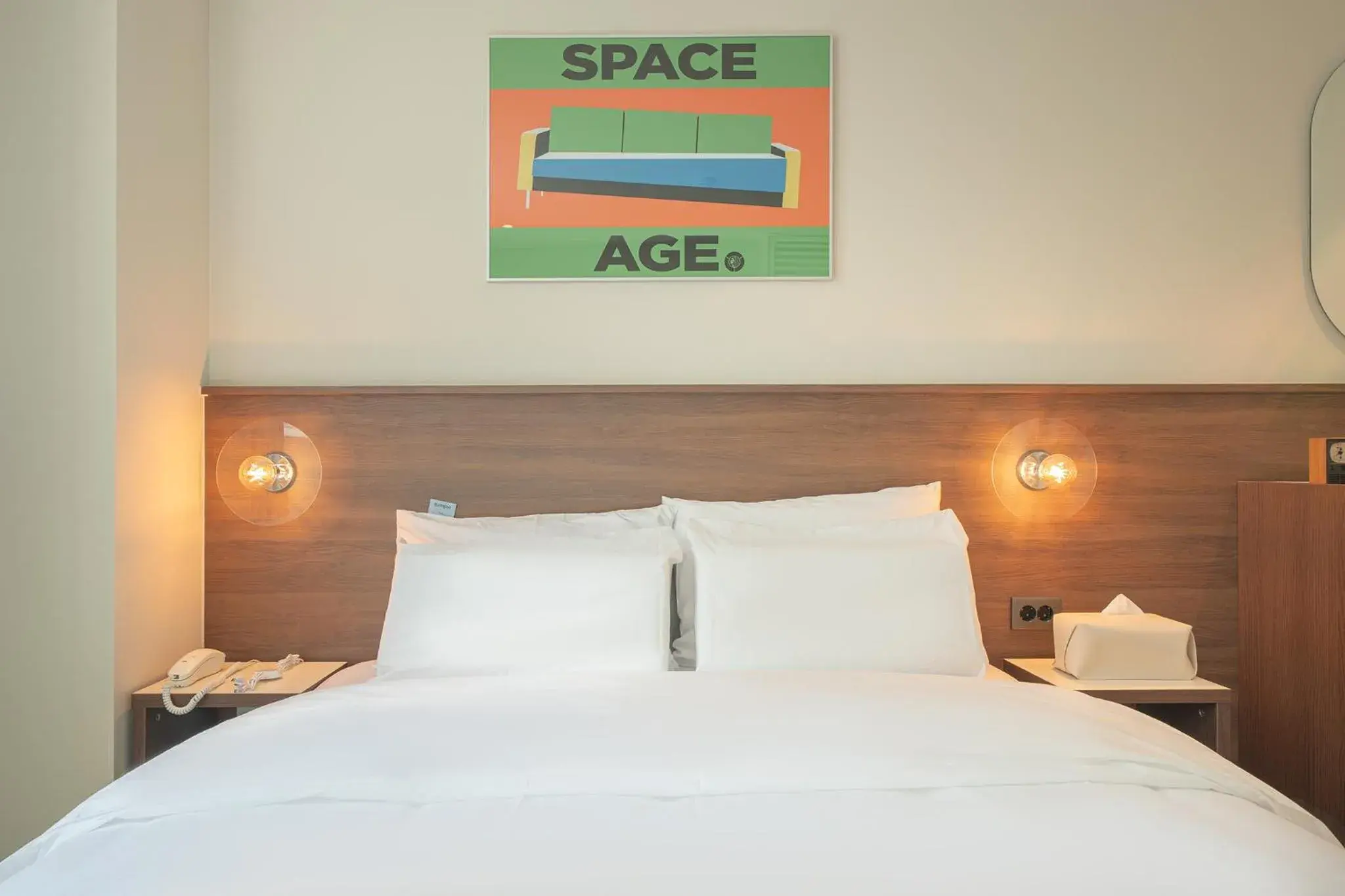 Bed in TimeTerminal Hotel Daejeon 1st by Aank Bed in TimeTerminal Hotel Daejeon 1st by Aank