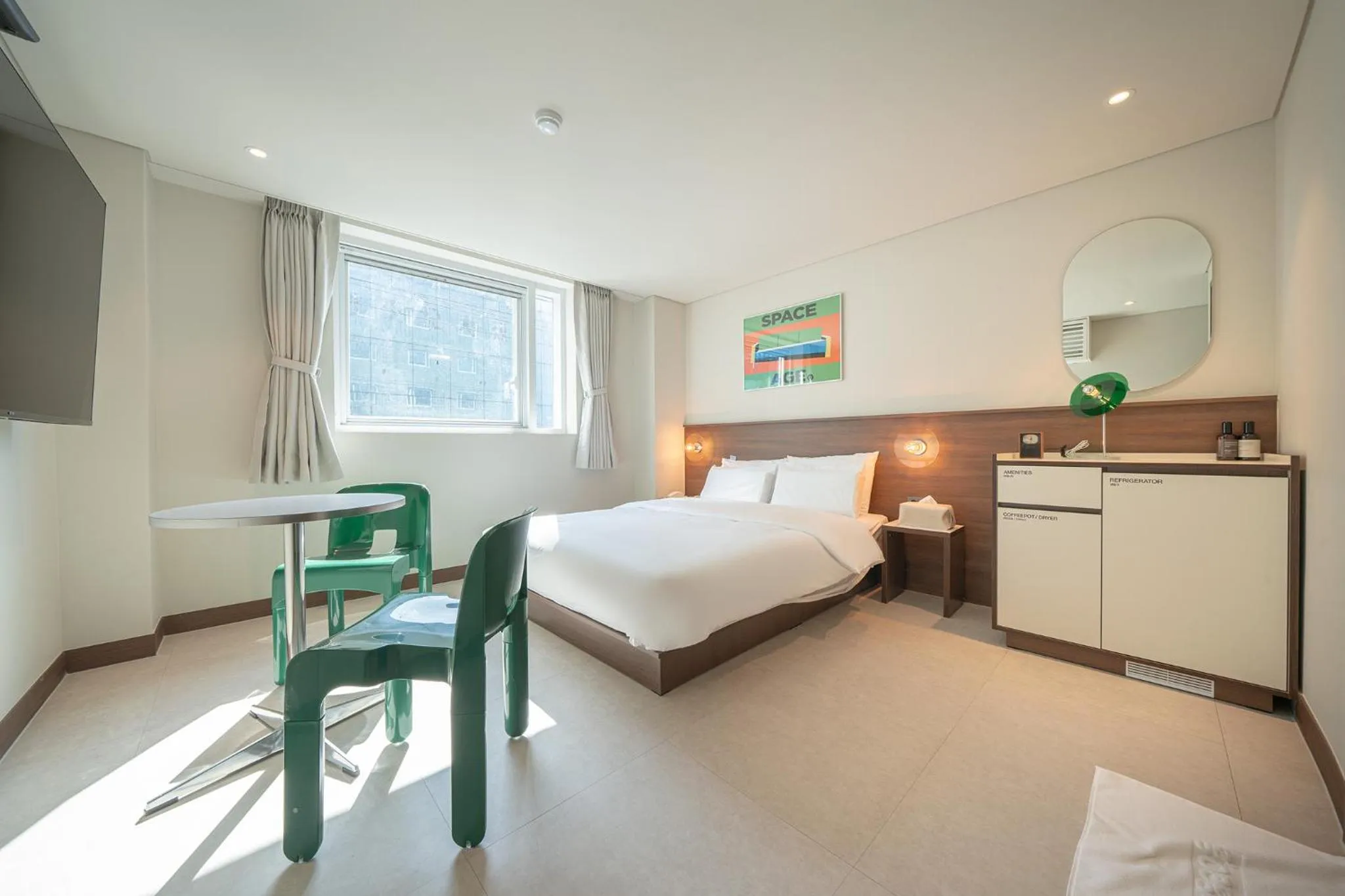 Bed in TimeTerminal Hotel Daejeon 1st by Aank