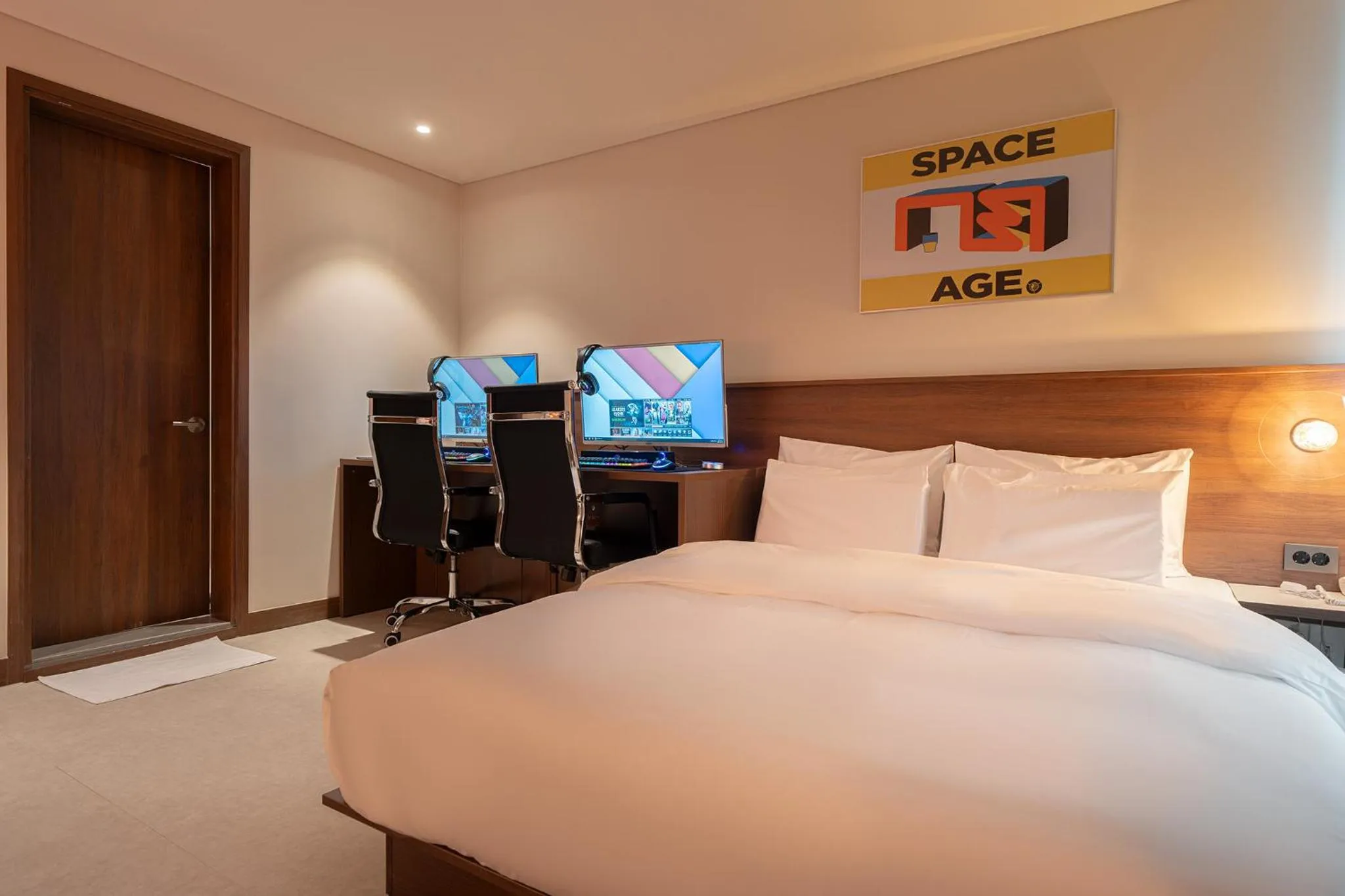 Bed in TimeTerminal Hotel Daejeon 1st by Aank