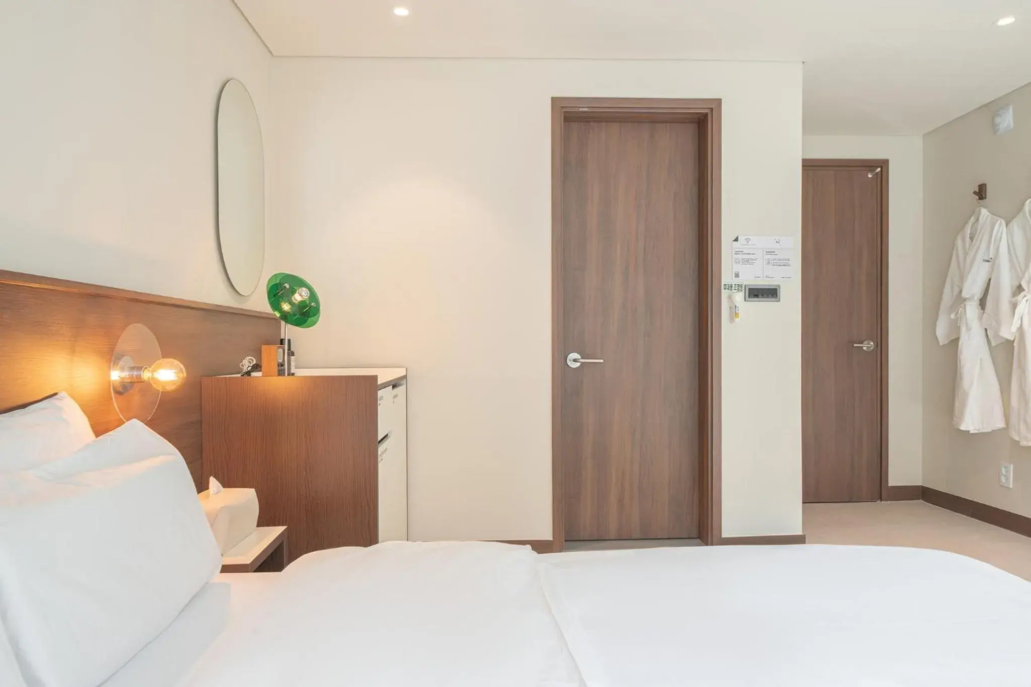 Bed in TimeTerminal Hotel Daejeon 1st by Aank Bed in TimeTerminal Hotel Daejeon 1st by Aank