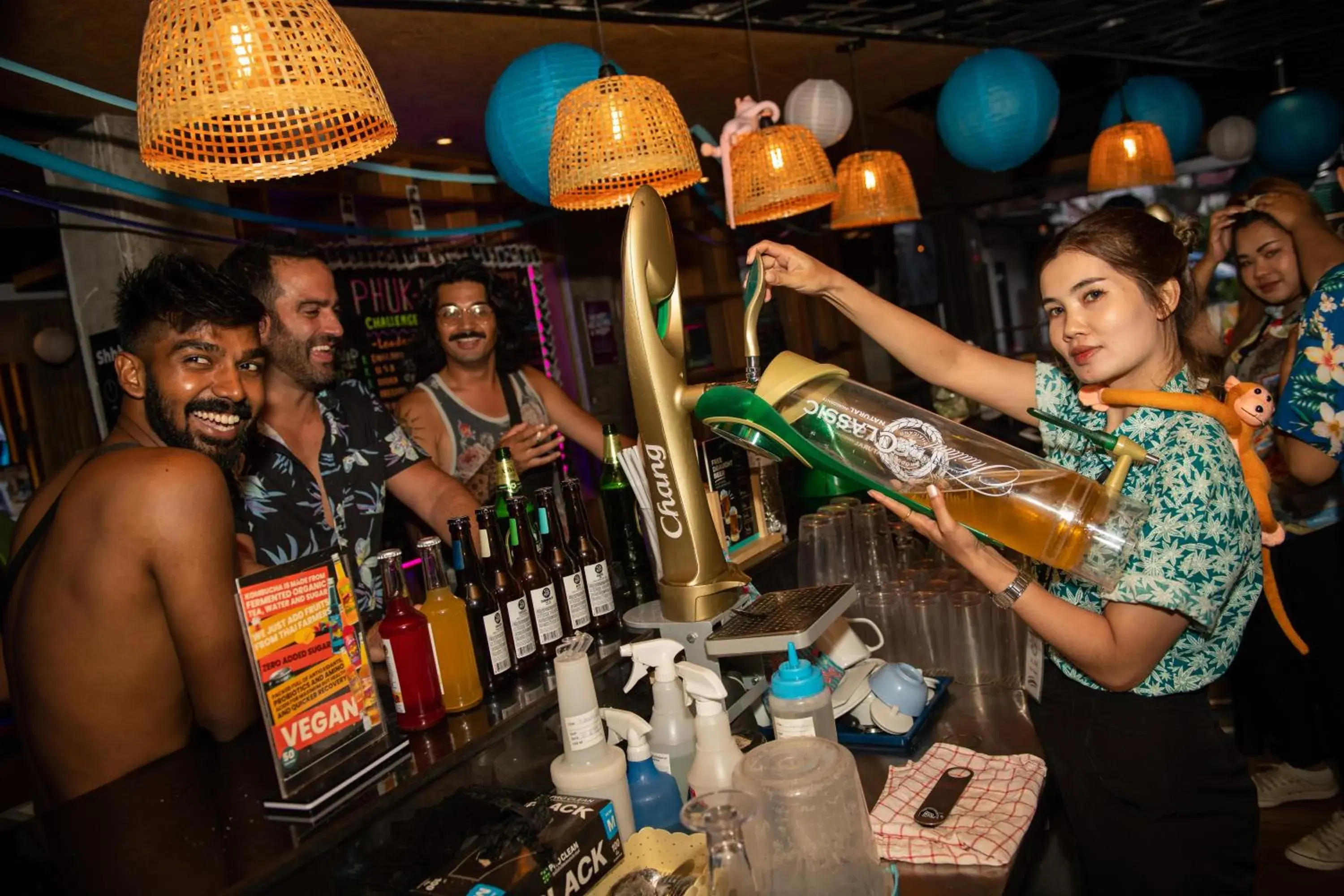 Lounge or bar in Mad Monkey Phuket Lounge or bar in Mad Monkey Phuket