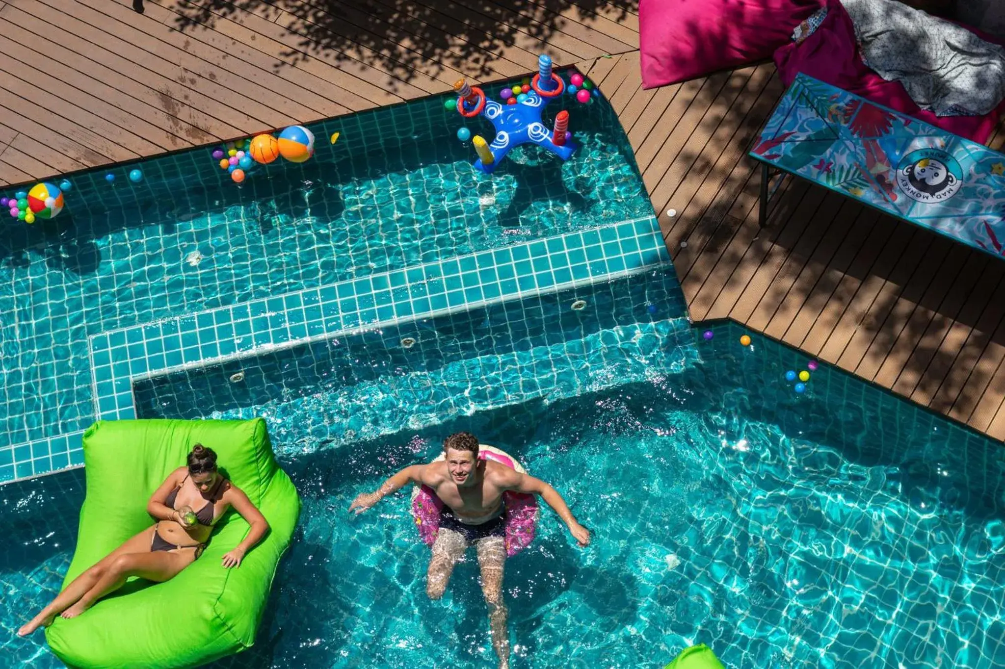 Swimming pool in Mad Monkey Phuket Swimming pool in Mad Monkey Phuket