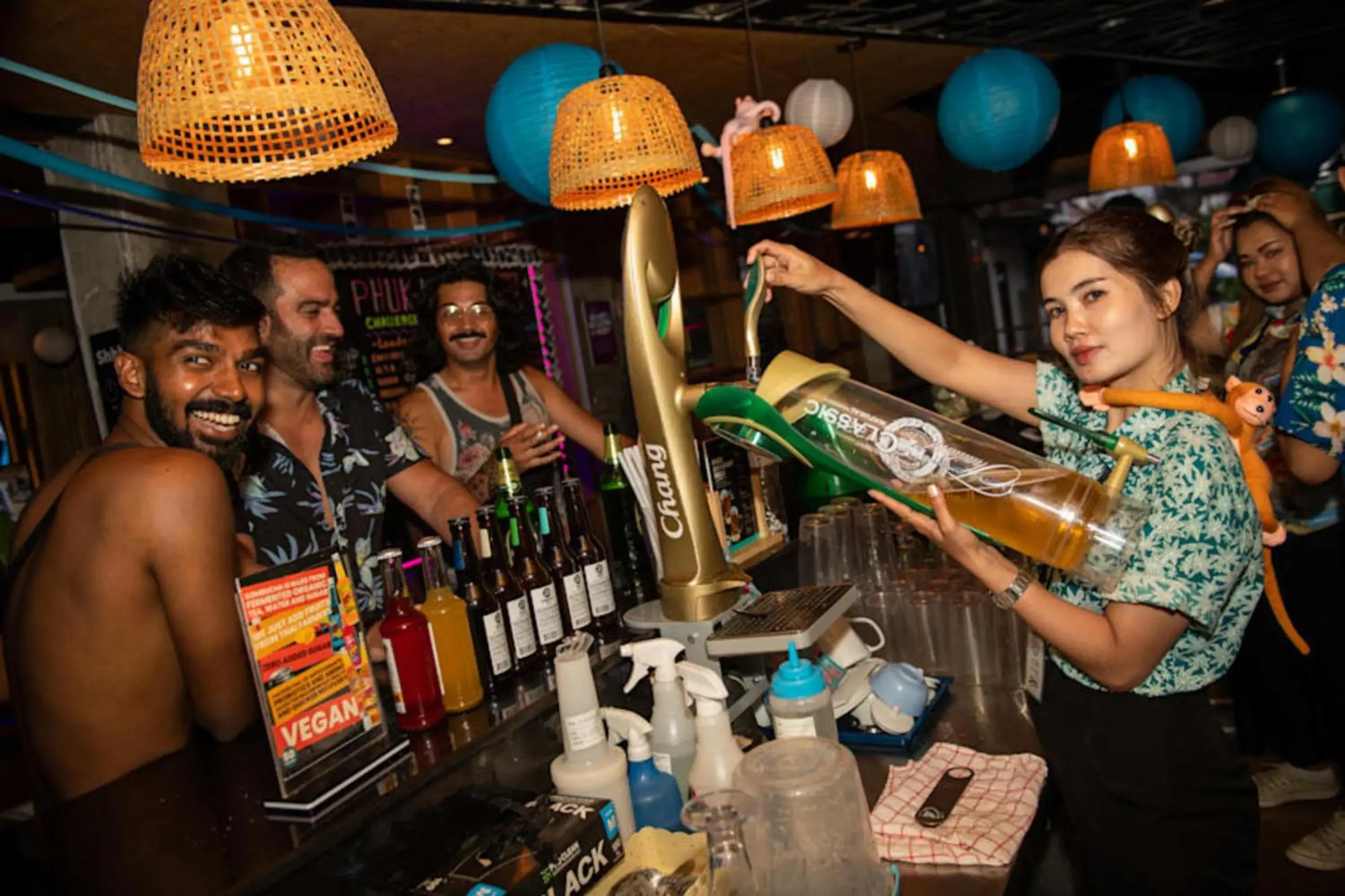 Lounge or bar in Mad Monkey Phuket Lounge or bar in Mad Monkey Phuket