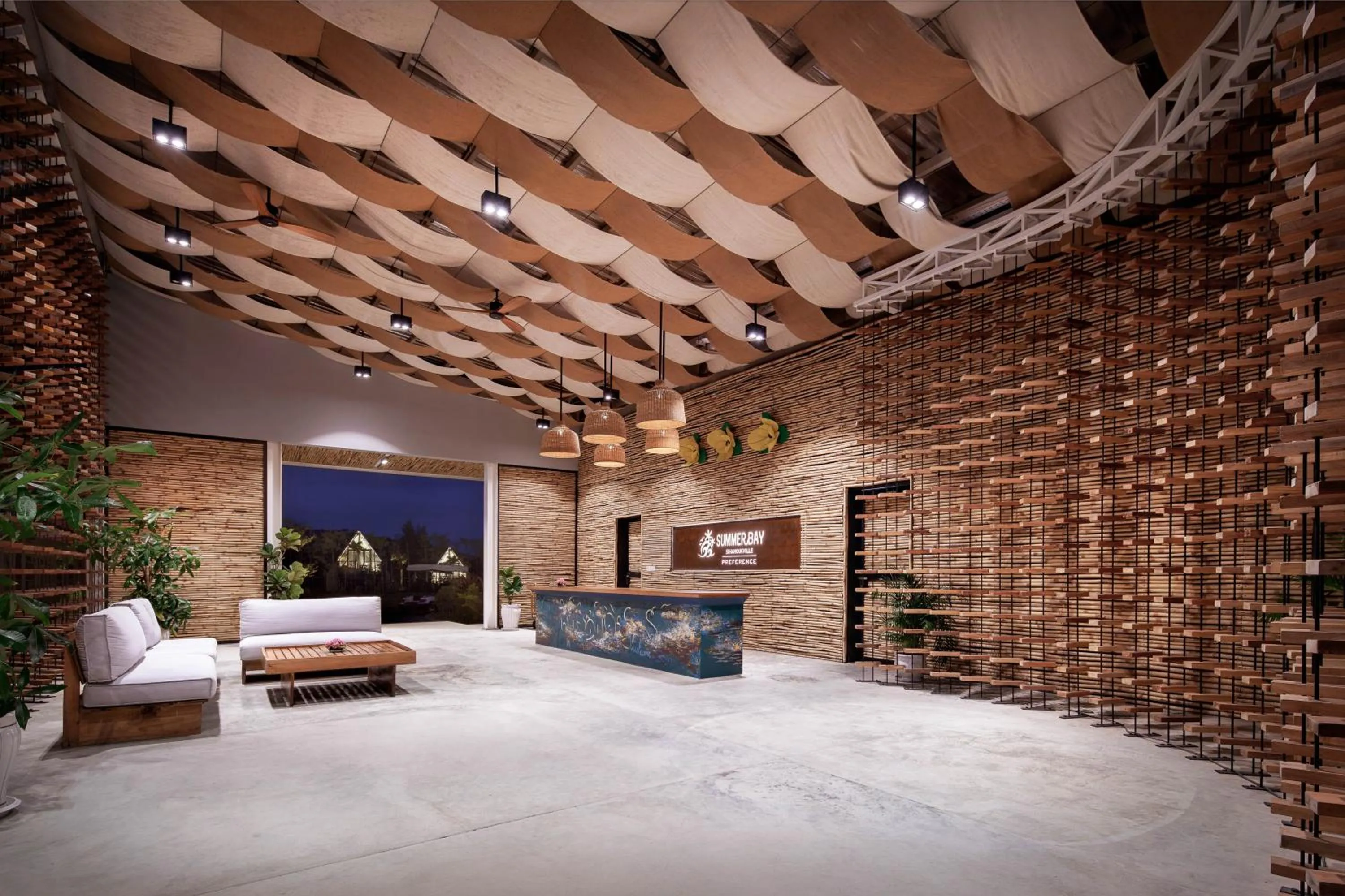 Lobby or reception, Bed in Summer Bay Beach Club & Cabins Sihanoukville by Preference