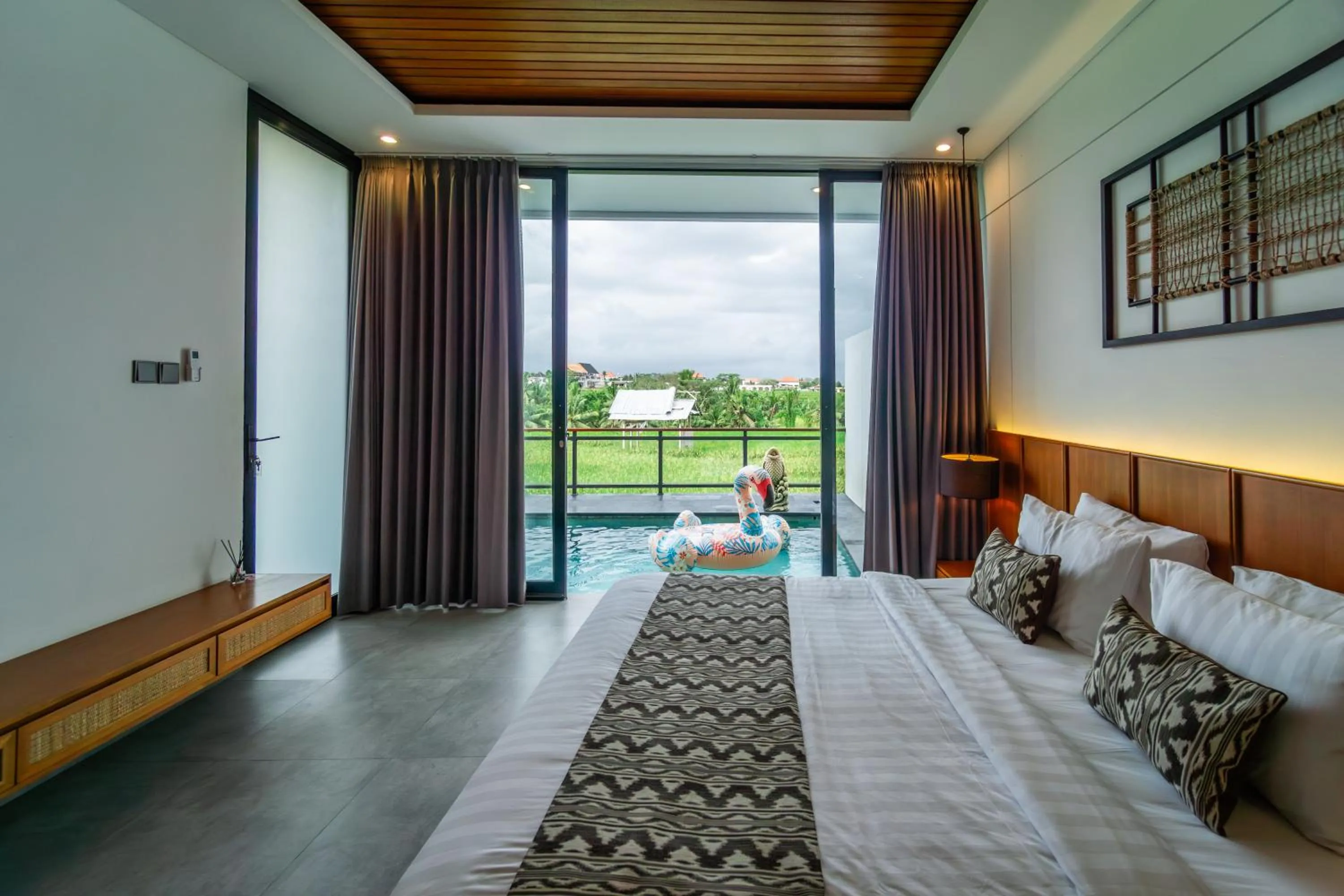 Natural landscape, Bed in Kairos Villa Ubud by Omkara Experience