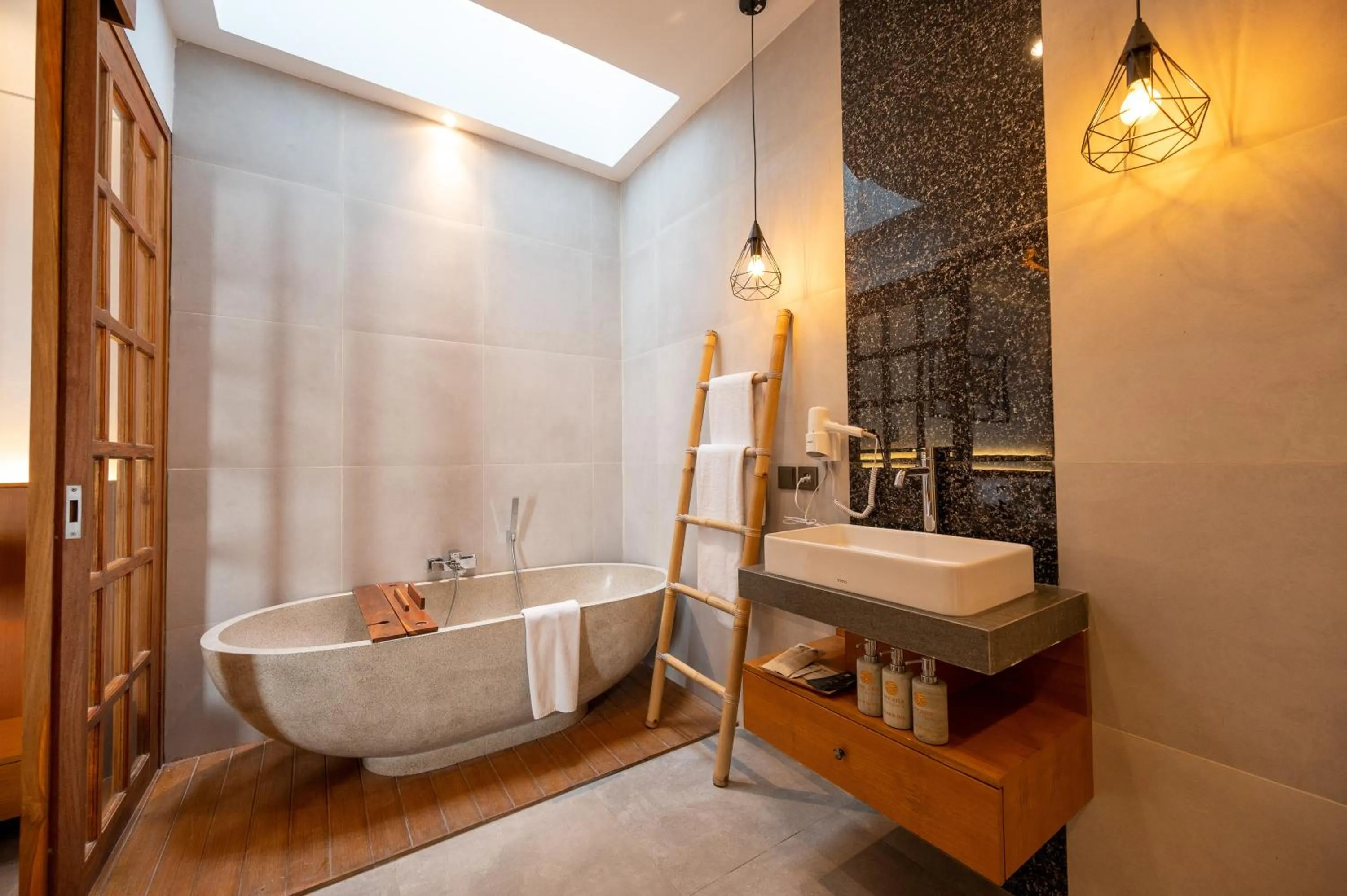 Shower in Kairos Villa Ubud by Omkara Experience