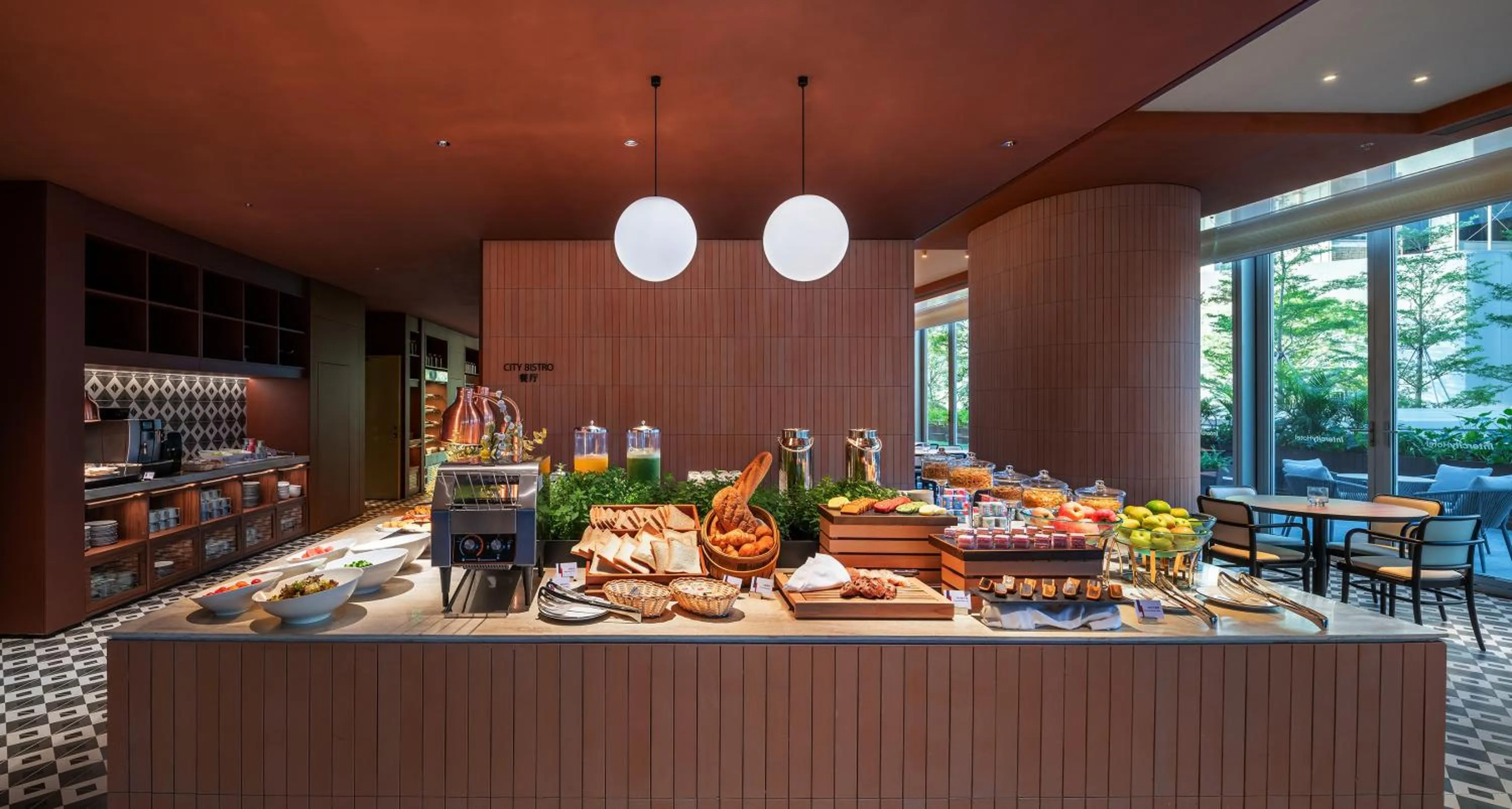 Breakfast in Intercity Hotel Futian Bin He Zhongzhou Bay