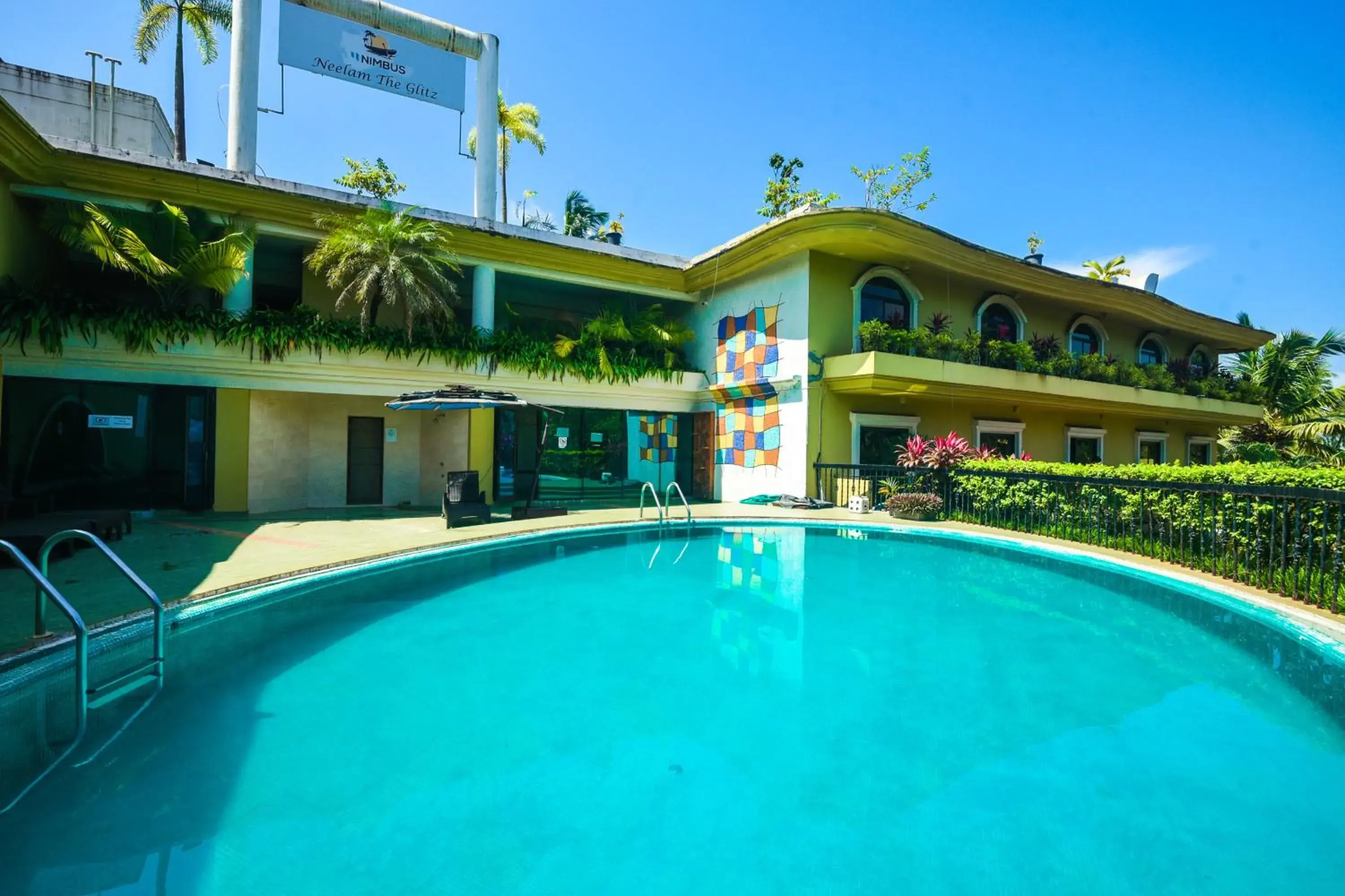 Pool view in Neelam the Glitz Pool view in Neelam the Glitz