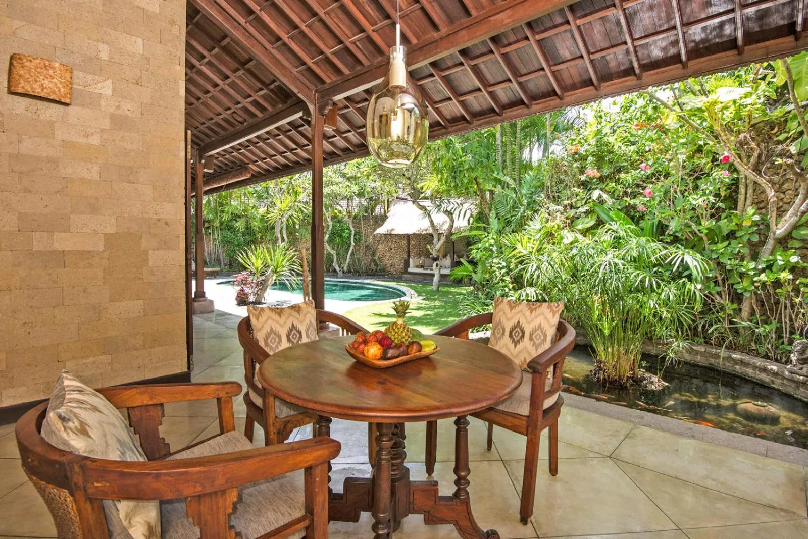 Dining area in Villa Kubu Seminyak