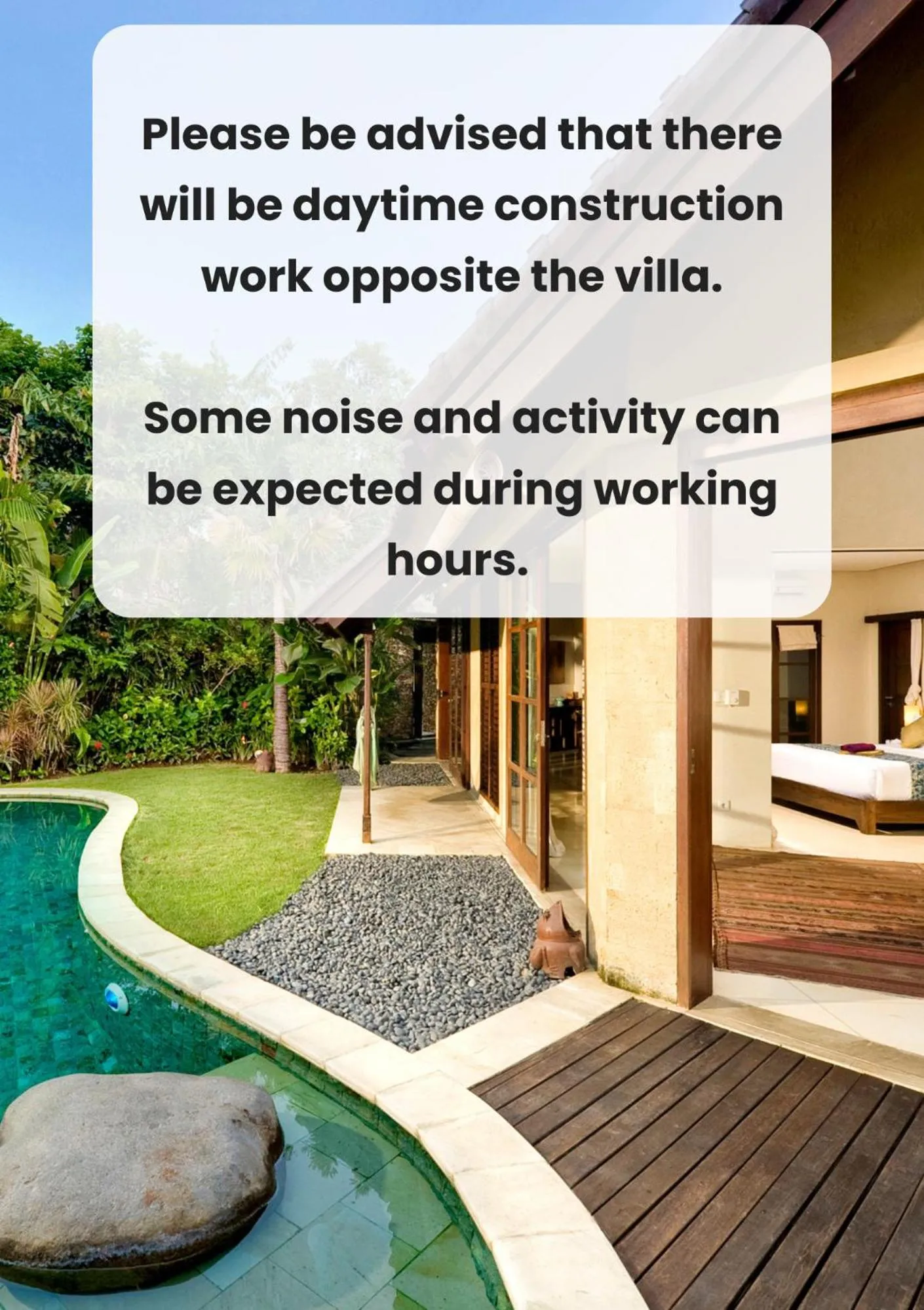 Property building in Villa Kubu Seminyak