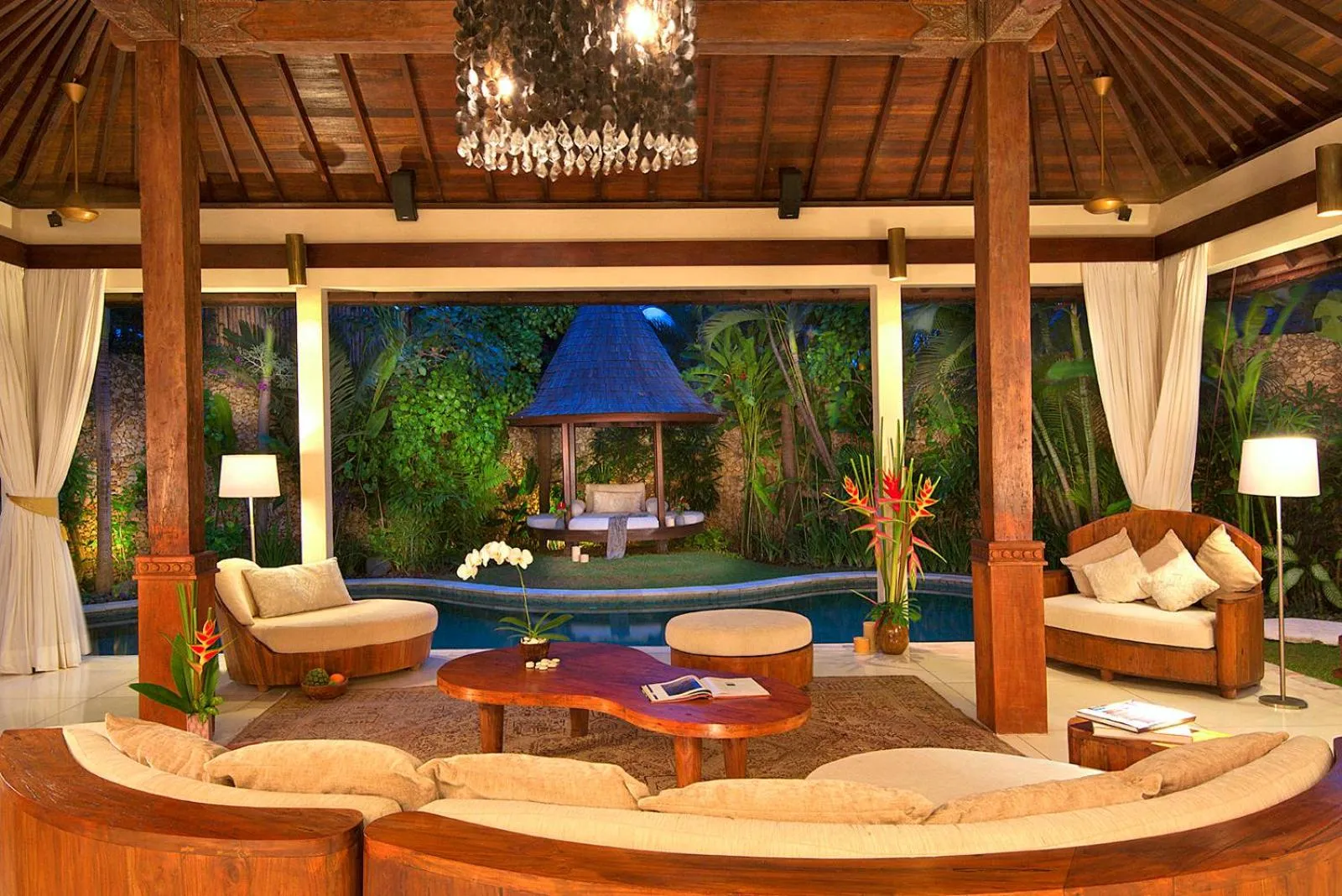 Living room in Villa Kubu Seminyak