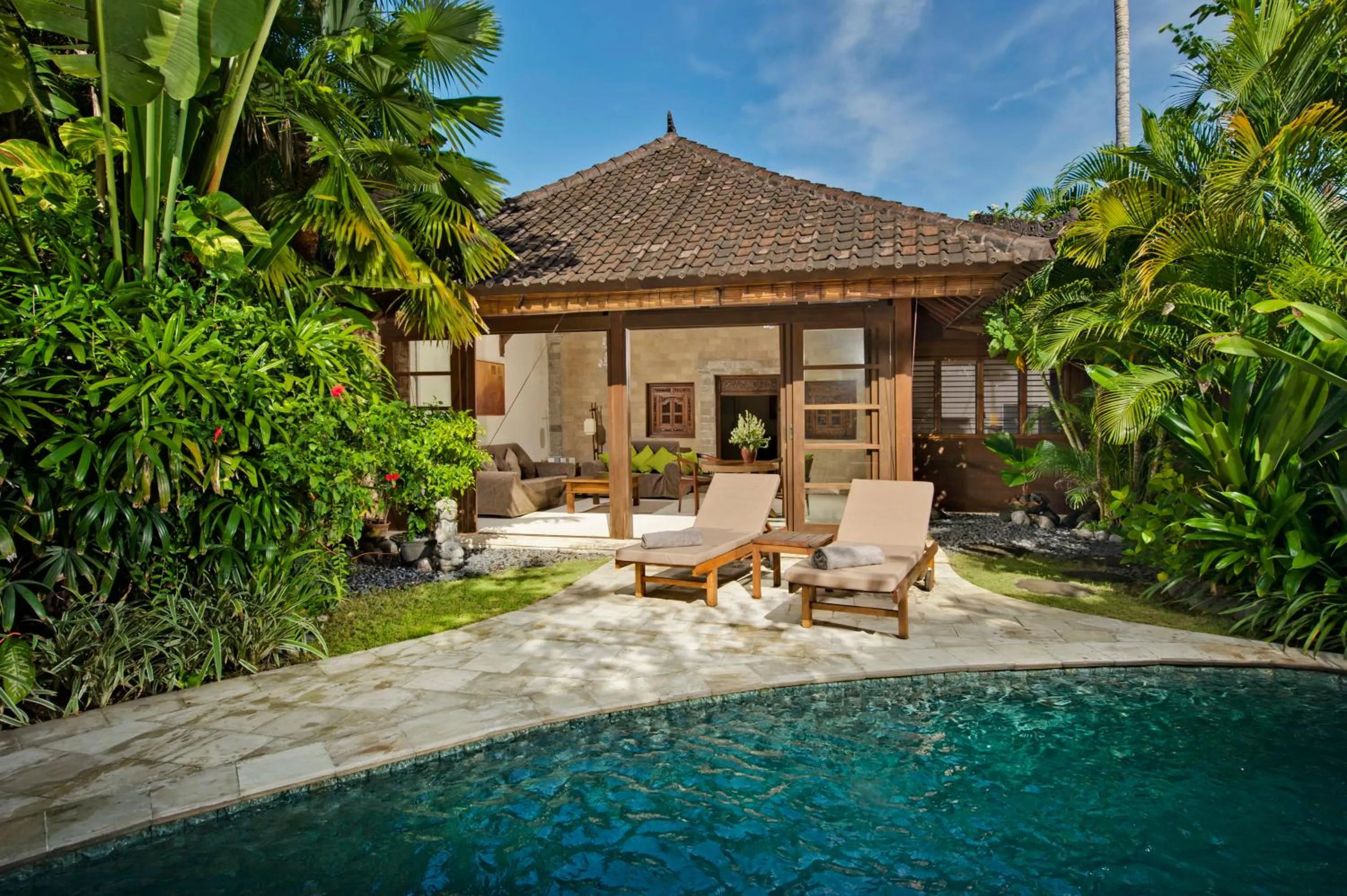 Property building in Villa Kubu Seminyak