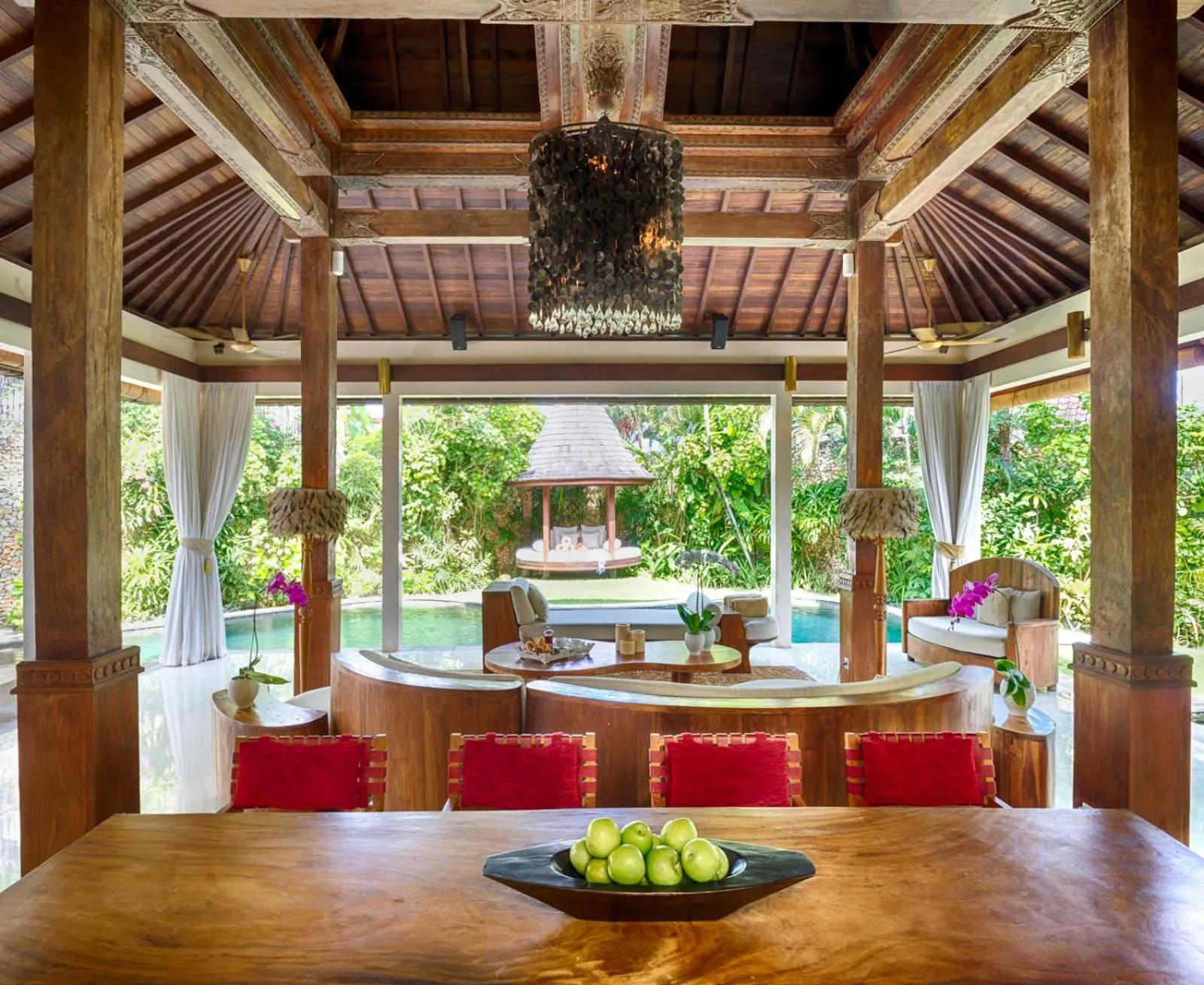 Living room in Villa Kubu Seminyak