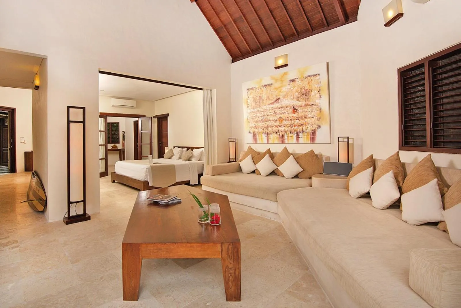 Living room in Villa Kubu Seminyak