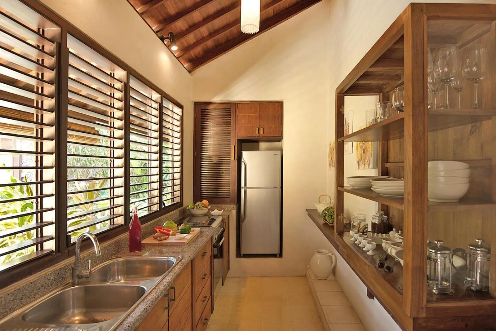 Kitchen or kitchenette in Villa Kubu Seminyak