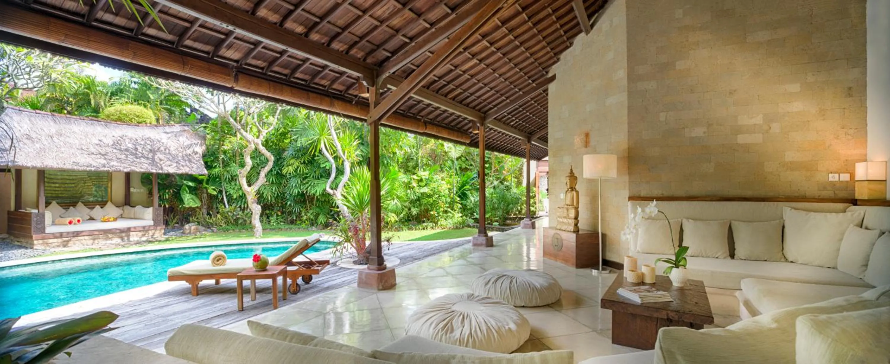 Living room in Villa Kubu Seminyak