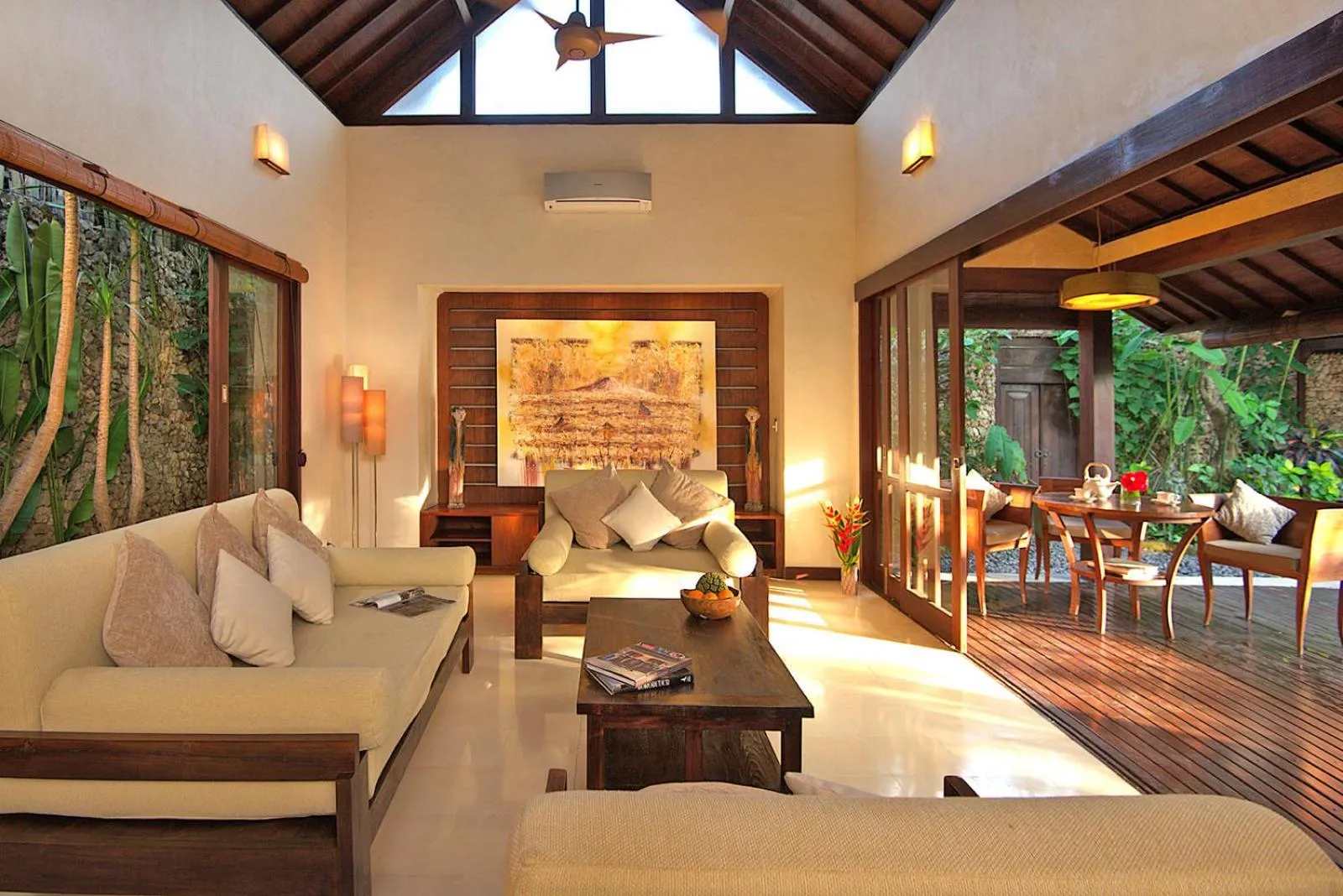 Living room in Villa Kubu Seminyak