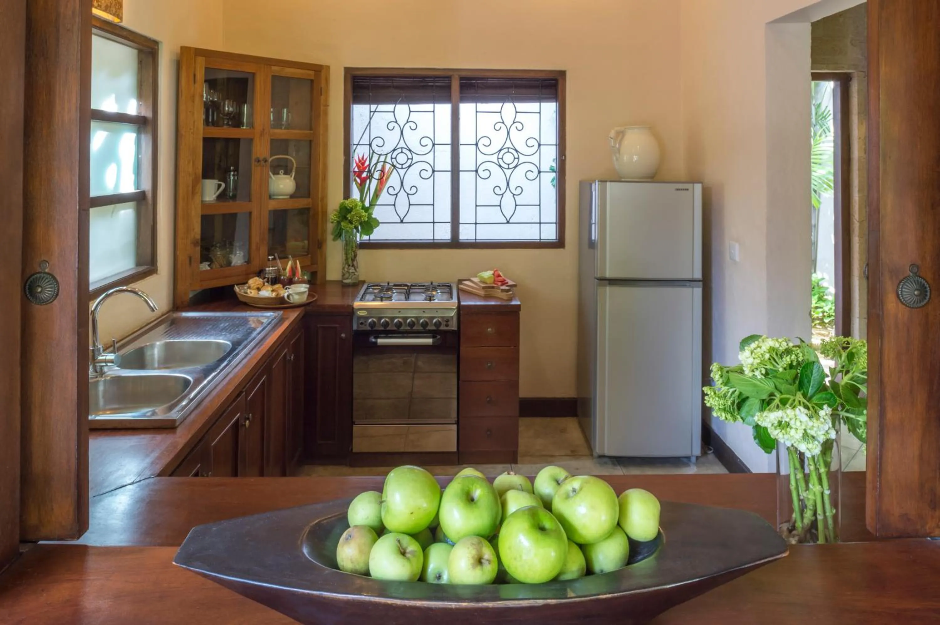 Kitchen or kitchenette in Villa Kubu Seminyak