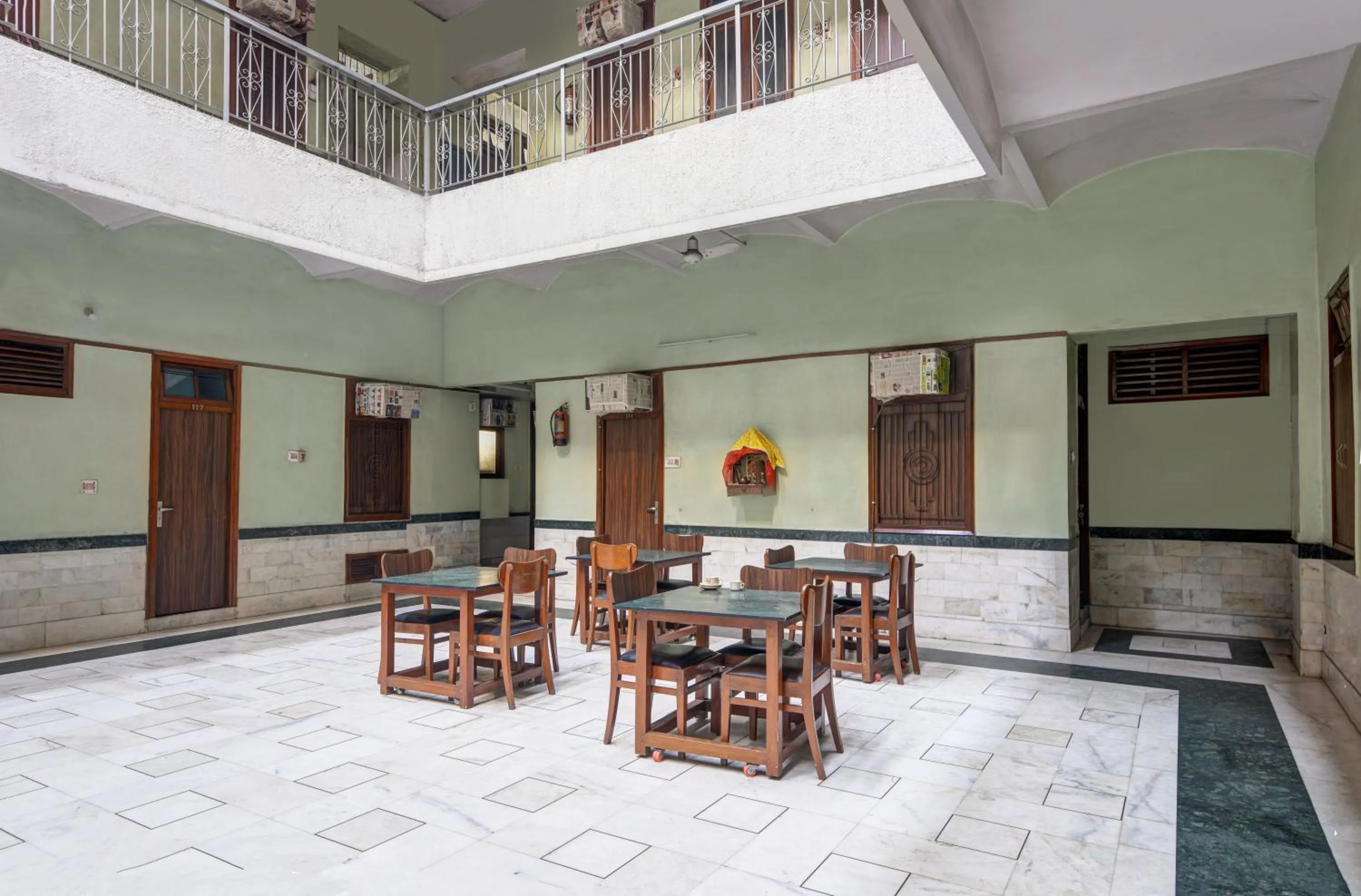 Seating area in New Royal Hotel Just Near Old Delhi Railway Station And Chandni Chowk