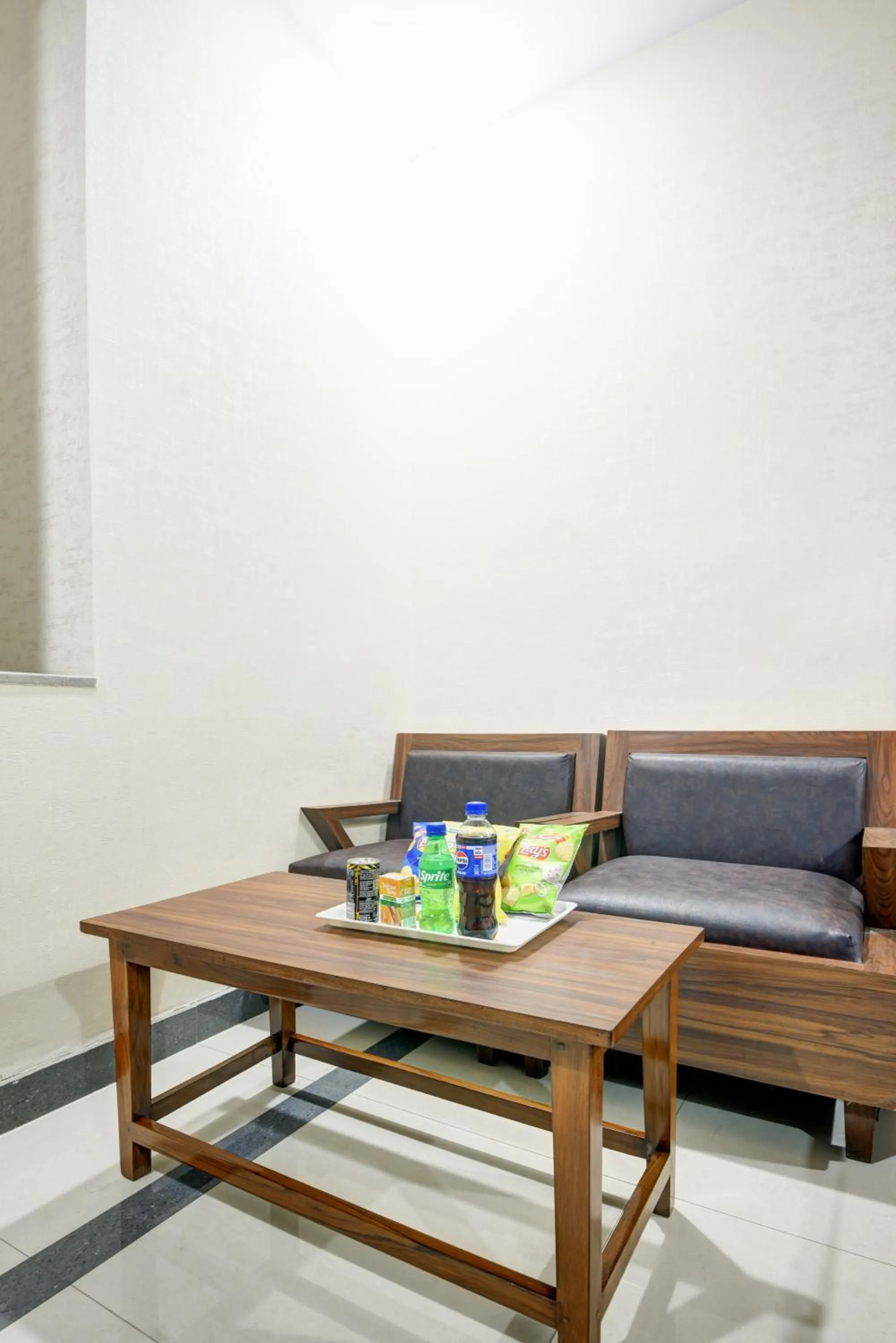 Seating area in New Royal Hotel Just Near Old Delhi Railway Station And Chandni Chowk