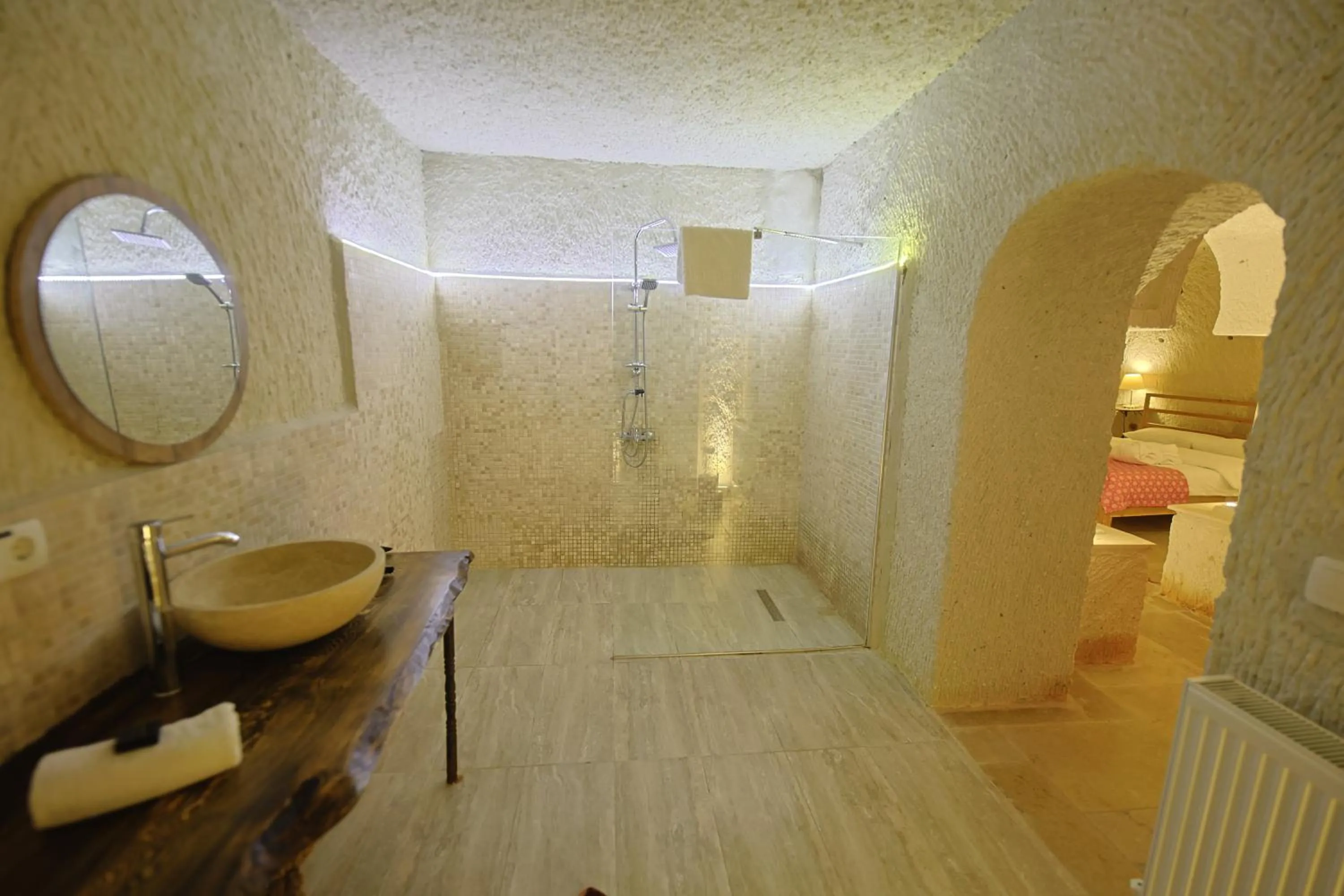 Shower in My Cave Suites