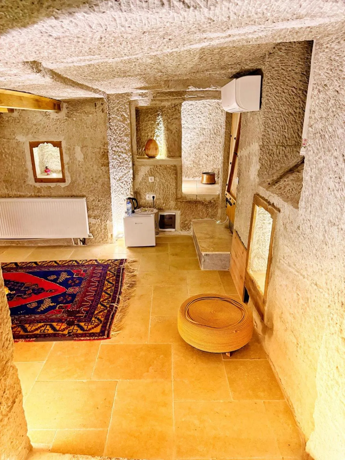 Living room in My Cave Suites