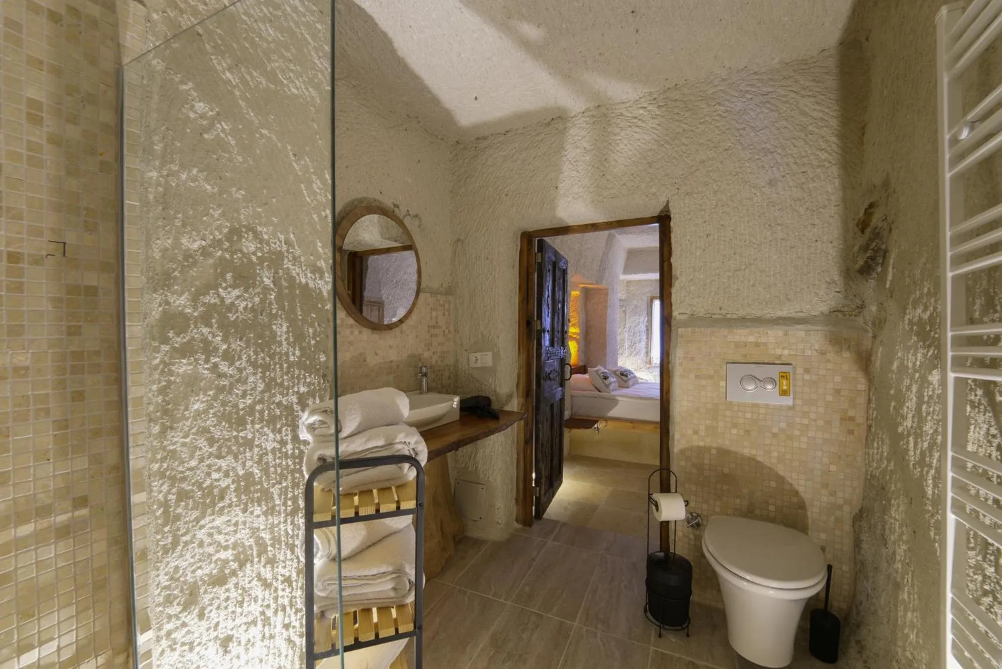 Bathroom in My Cave Suites