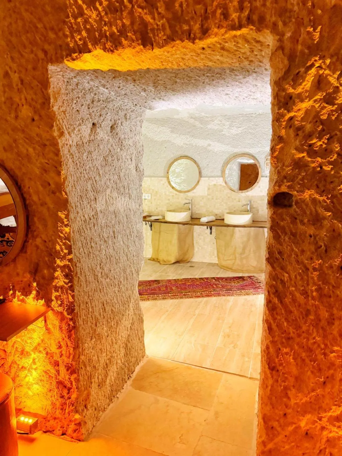 Bathroom in My Cave Suites