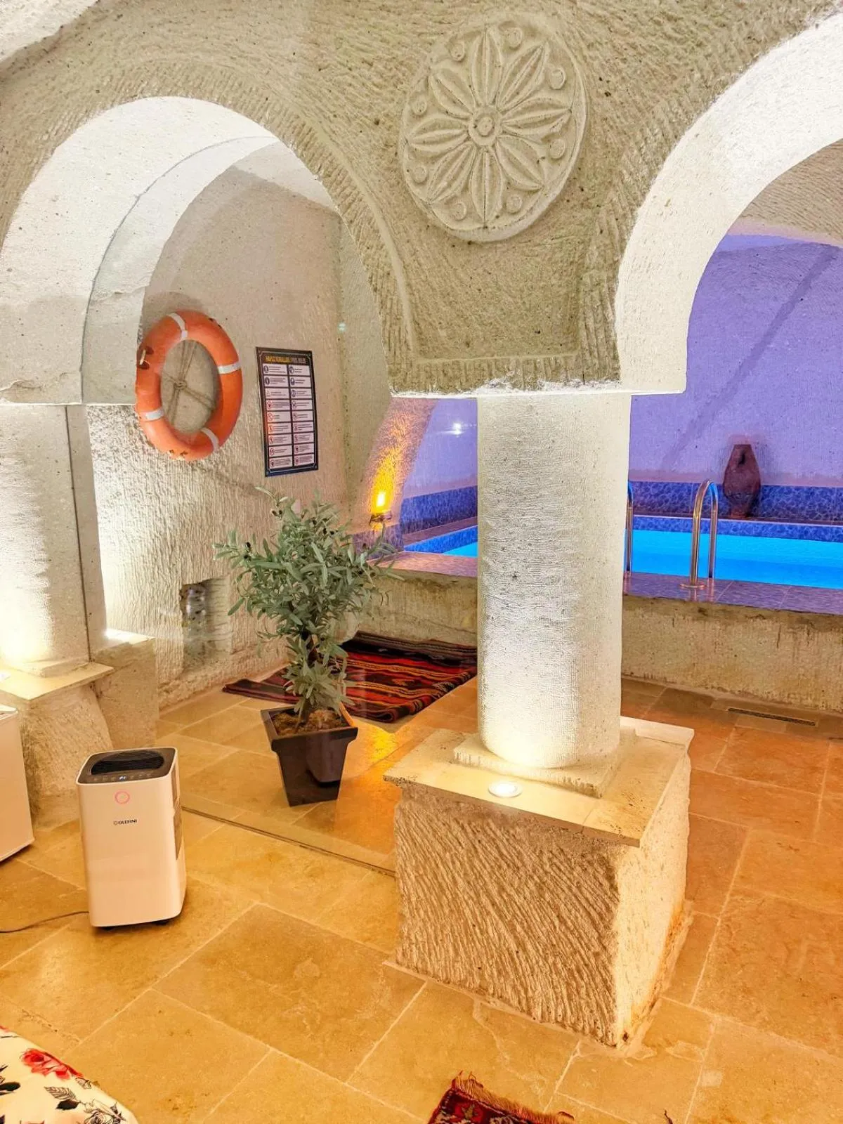 Swimming pool in My Cave Suites