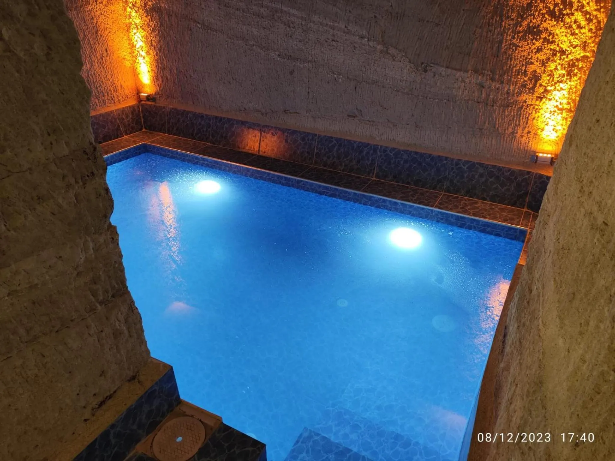 Swimming pool in My Cave Suites