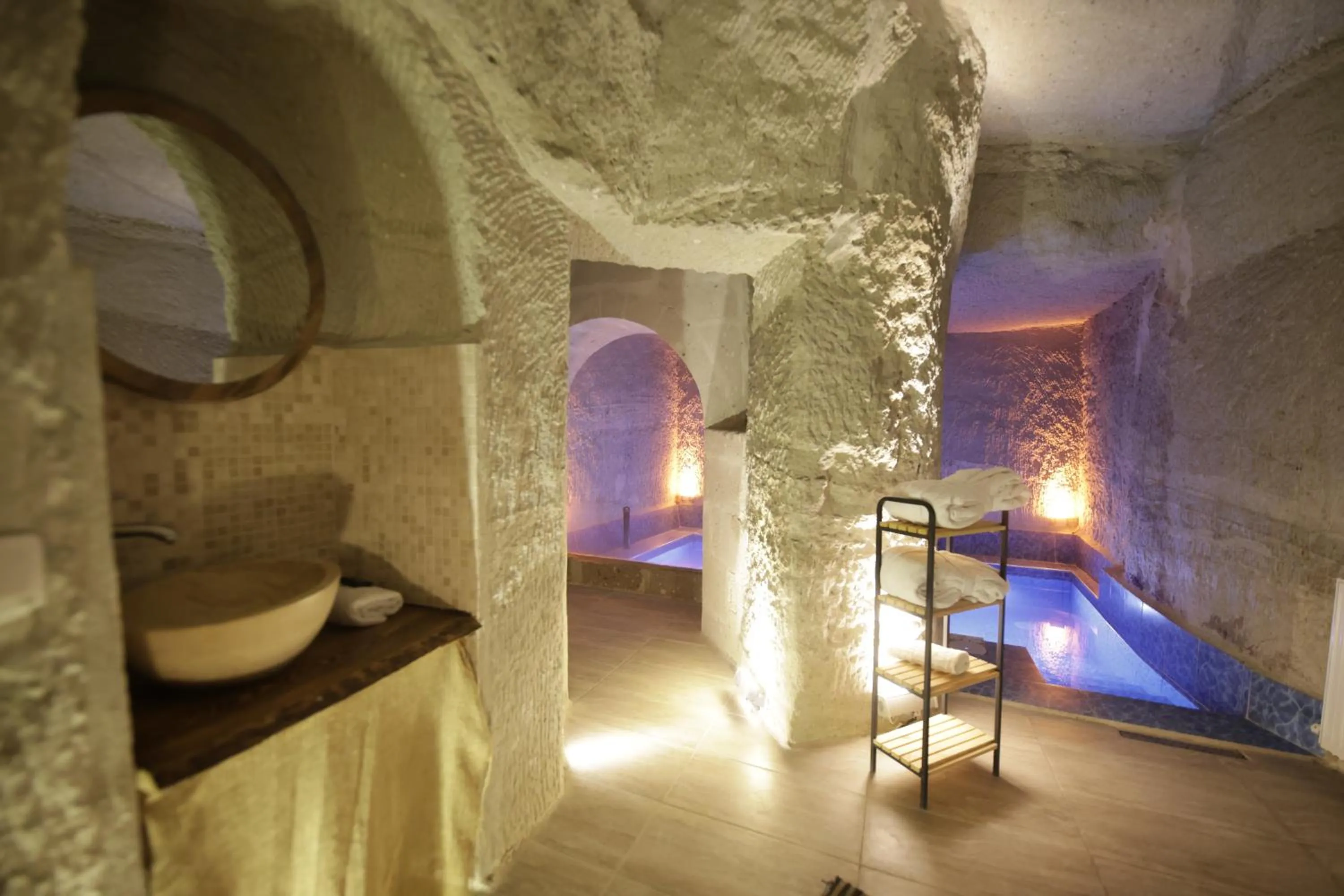 Swimming pool in My Cave Suites