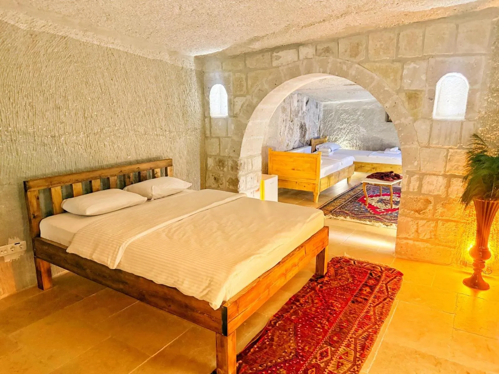 Bedroom, Bed in My Cave Suites