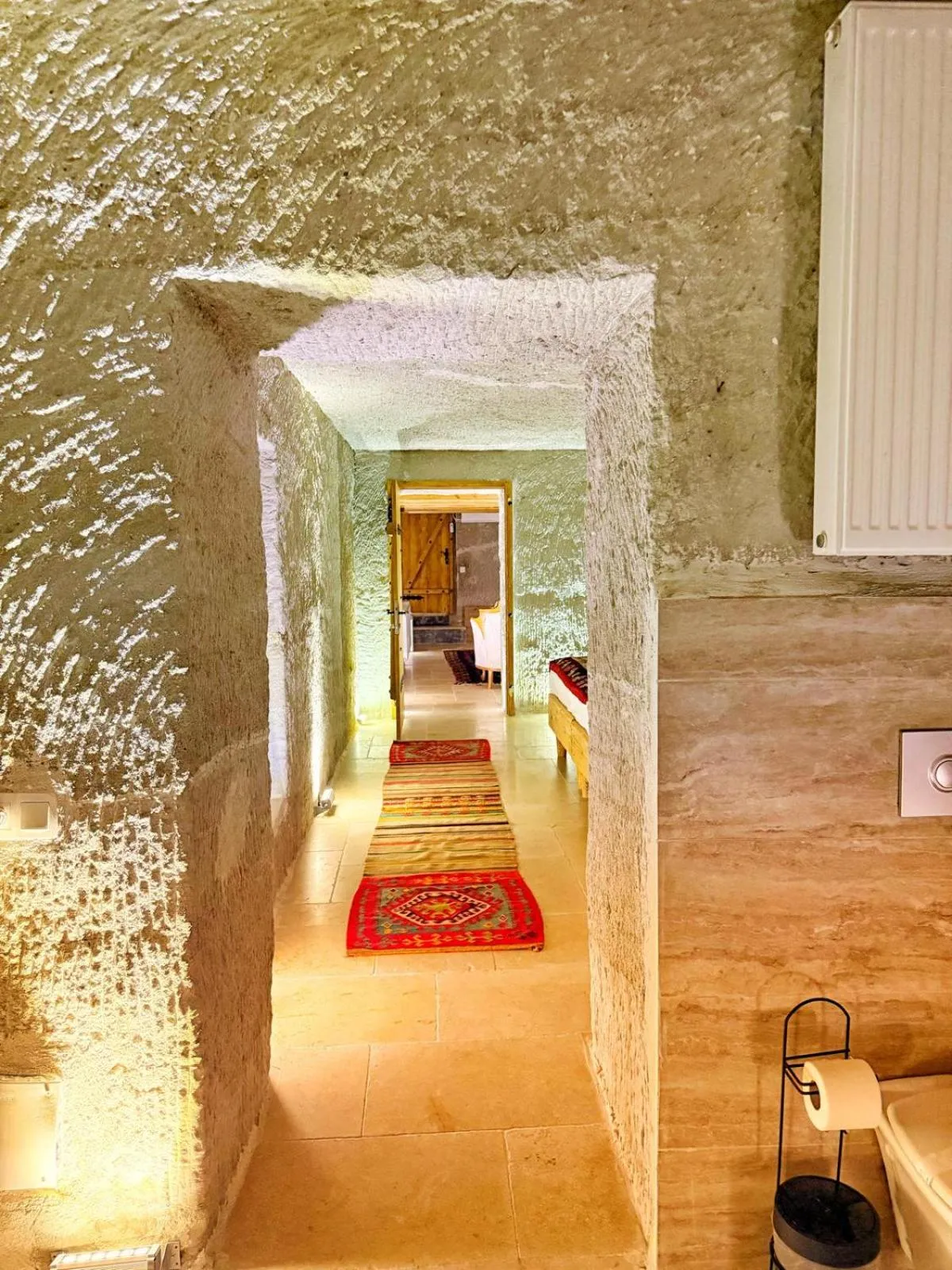 Bedroom in My Cave Suites