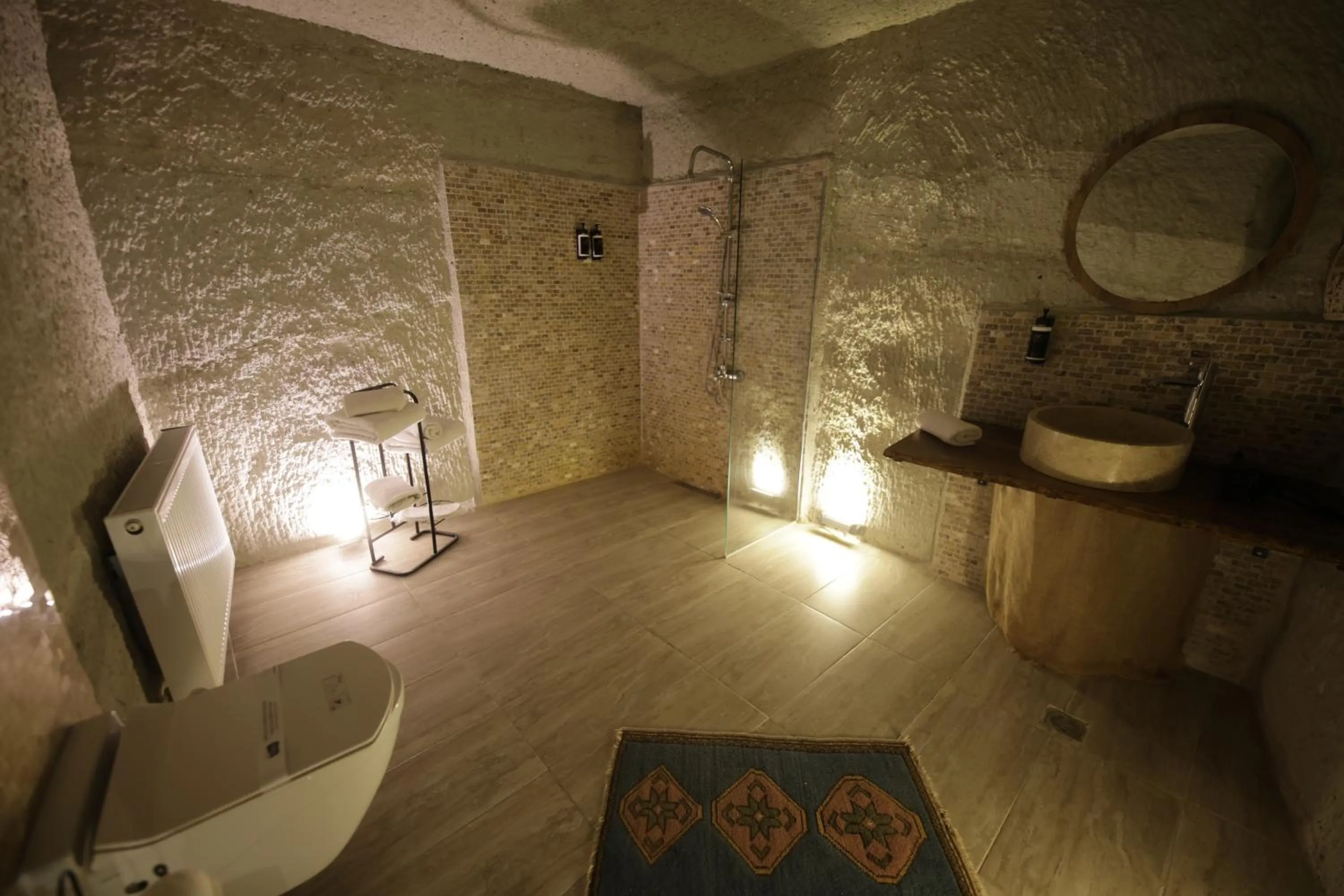 Bathroom in My Cave Suites