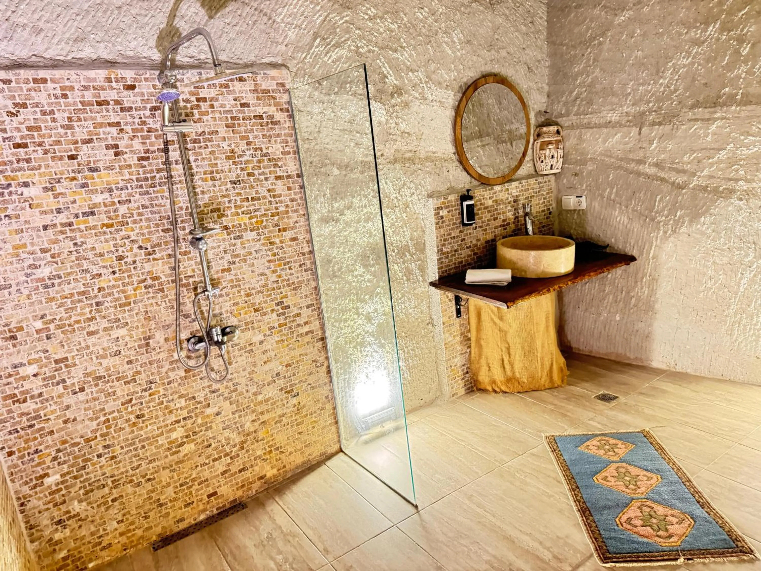 Bathroom in My Cave Suites