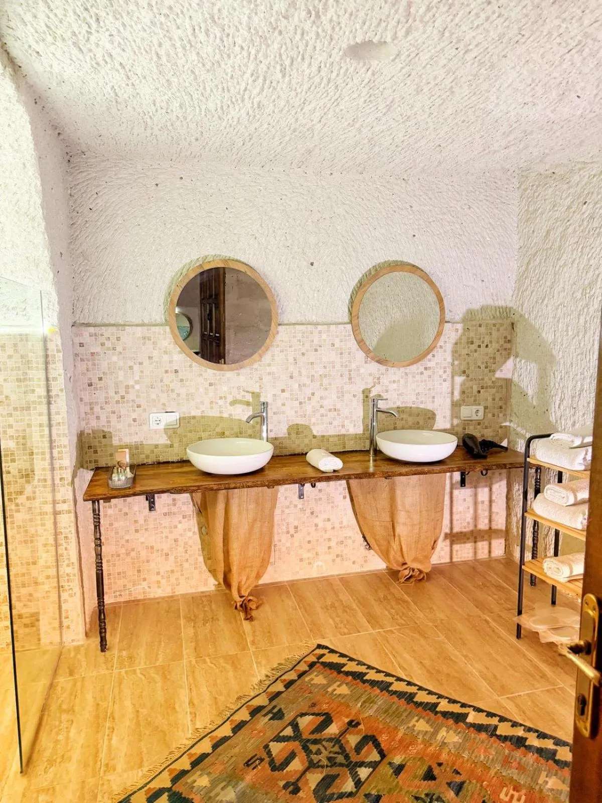 Bathroom in My Cave Suites