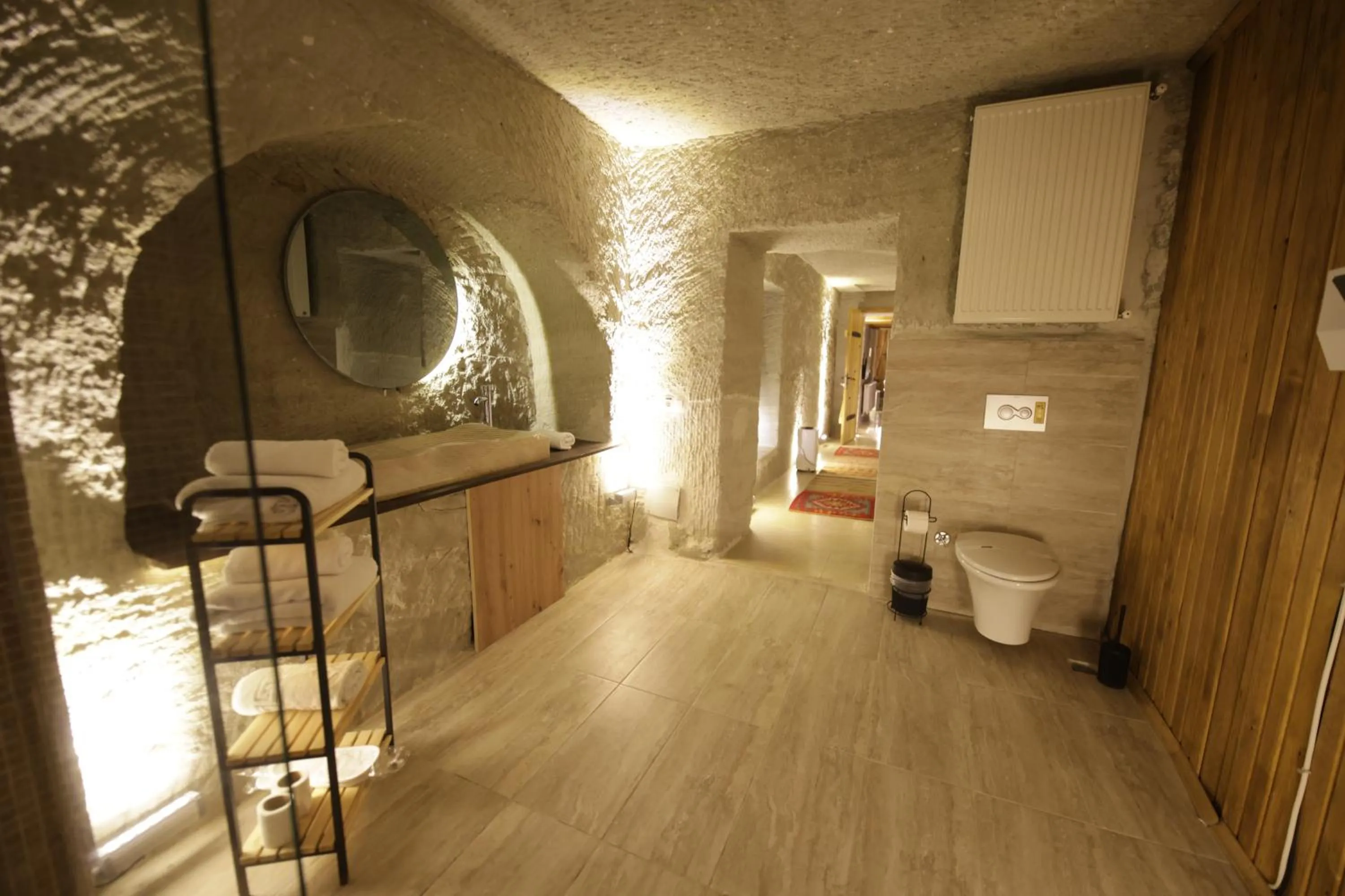 Bathroom in My Cave Suites